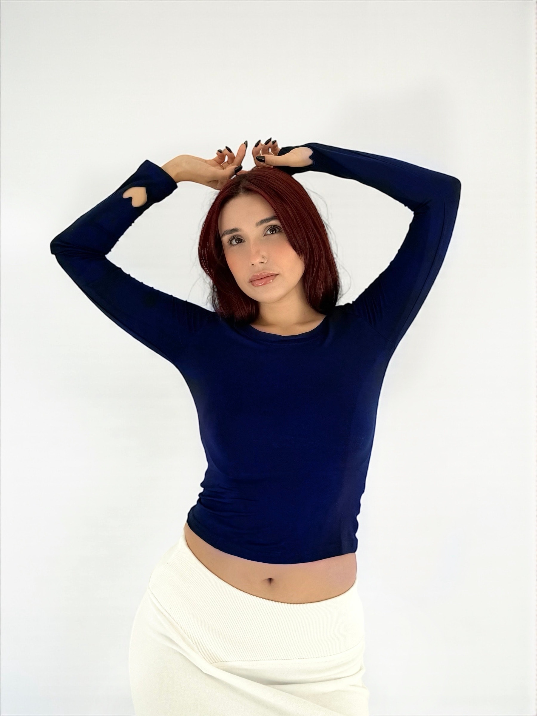 LS - Lacivert Kalp Detay Basic