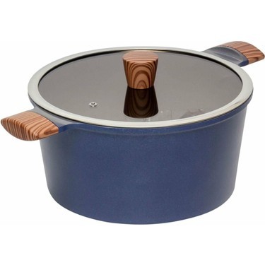 Lacena 24 cm Derin & 24 cm Yarı Basık Seramik Tencere