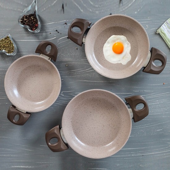 Gülsan Safran  Sahan Set (18-20-22 cm)