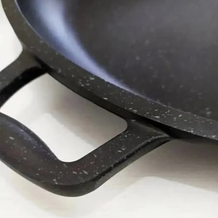 Lavonni 36 cm Döküm Granit Bazlama Tavası