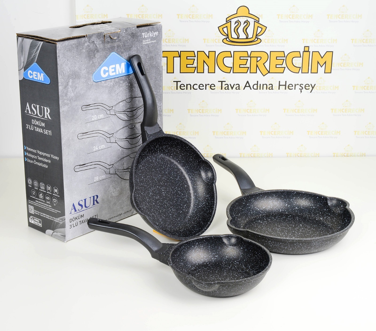 Cem Tava Seti 20/24/28 Cm