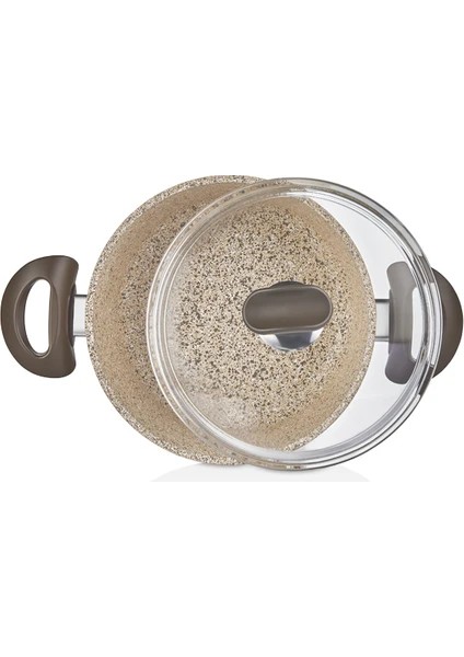 Falez 26 cm  Creamy Derin Granit Tencere  (5,5 Lt)