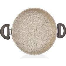 Falez 22 cm Creamy Basık Granit Tencere