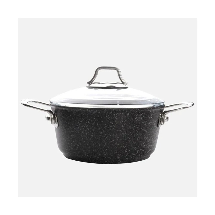 Falez 30 cm Black Line Derin Granit Tencere (8,2 Lt)