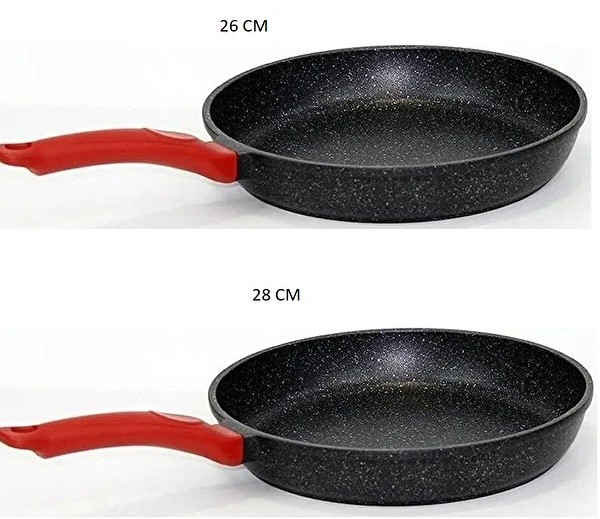 Gülsan Elit 3'lü Granit Tava Seti XL (24-26-28 cm)