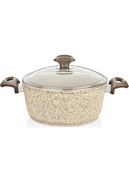 Falez 26 cm  Creamy Derin Granit Tencere  (5,5 Lt)