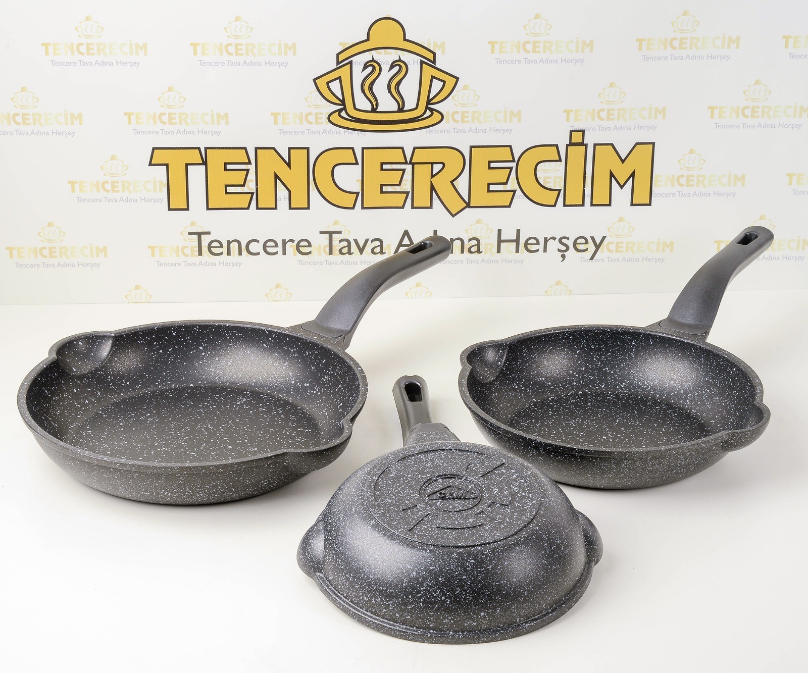 Cem Asur Serisi Tava Seti – 20/24/28 cm