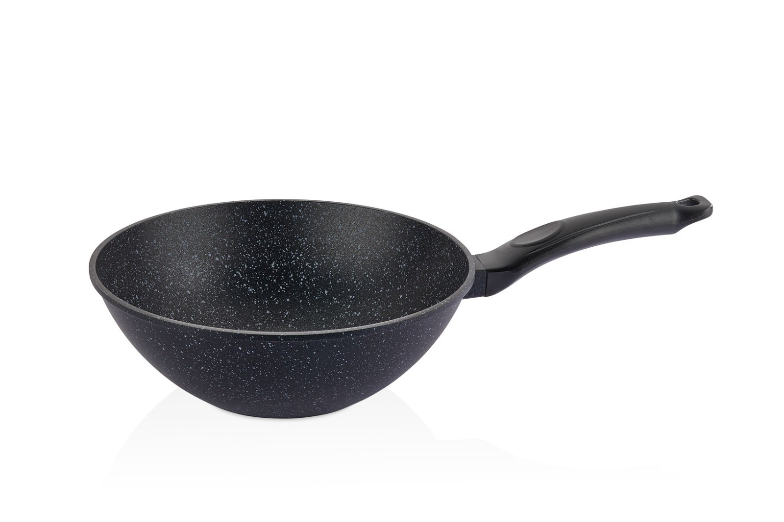 Cem 28 cm Döküm Granit Wok Tava