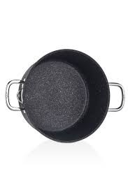 Falez 28 cm Black Line Derin Granit Tencere(6,8 Lt)