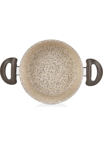 Falez 32 cm  Creamy Derin Granit Tencere  (9,2 Lt)