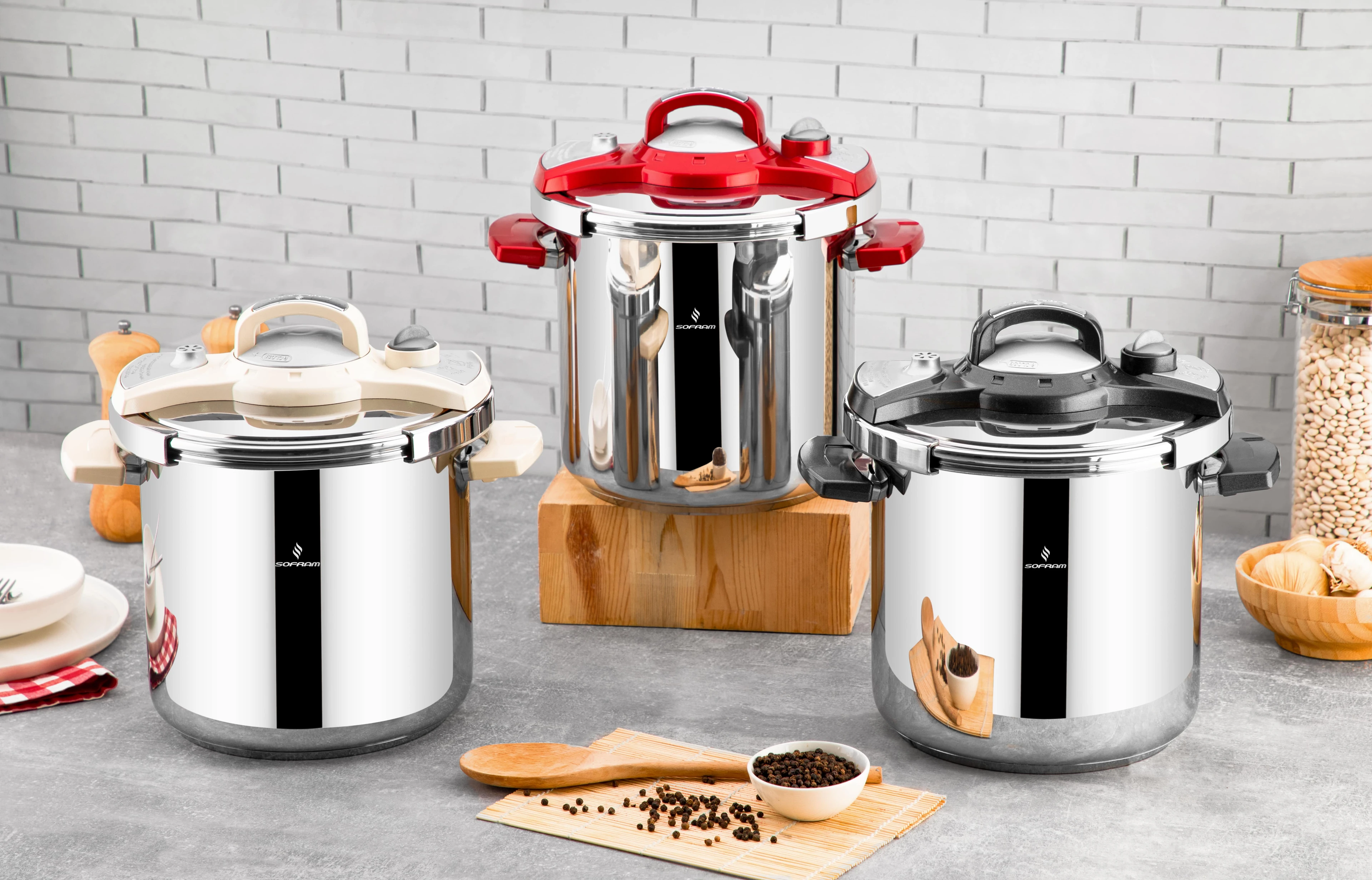 Sofram Nesta/Nova 10 Lt Matik Düdüklü Tencere