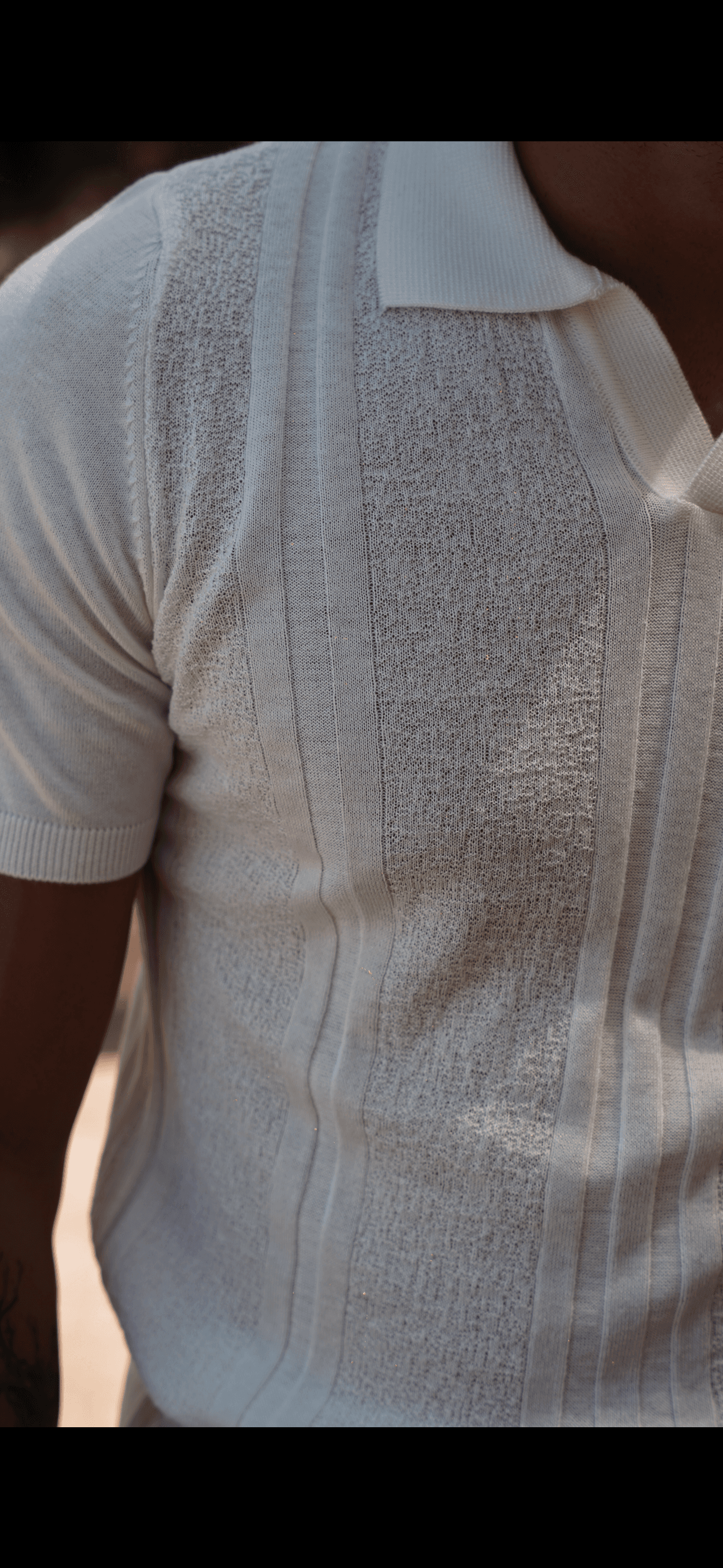 Porto Beyaz Polo Yaka T-shirt SS5722