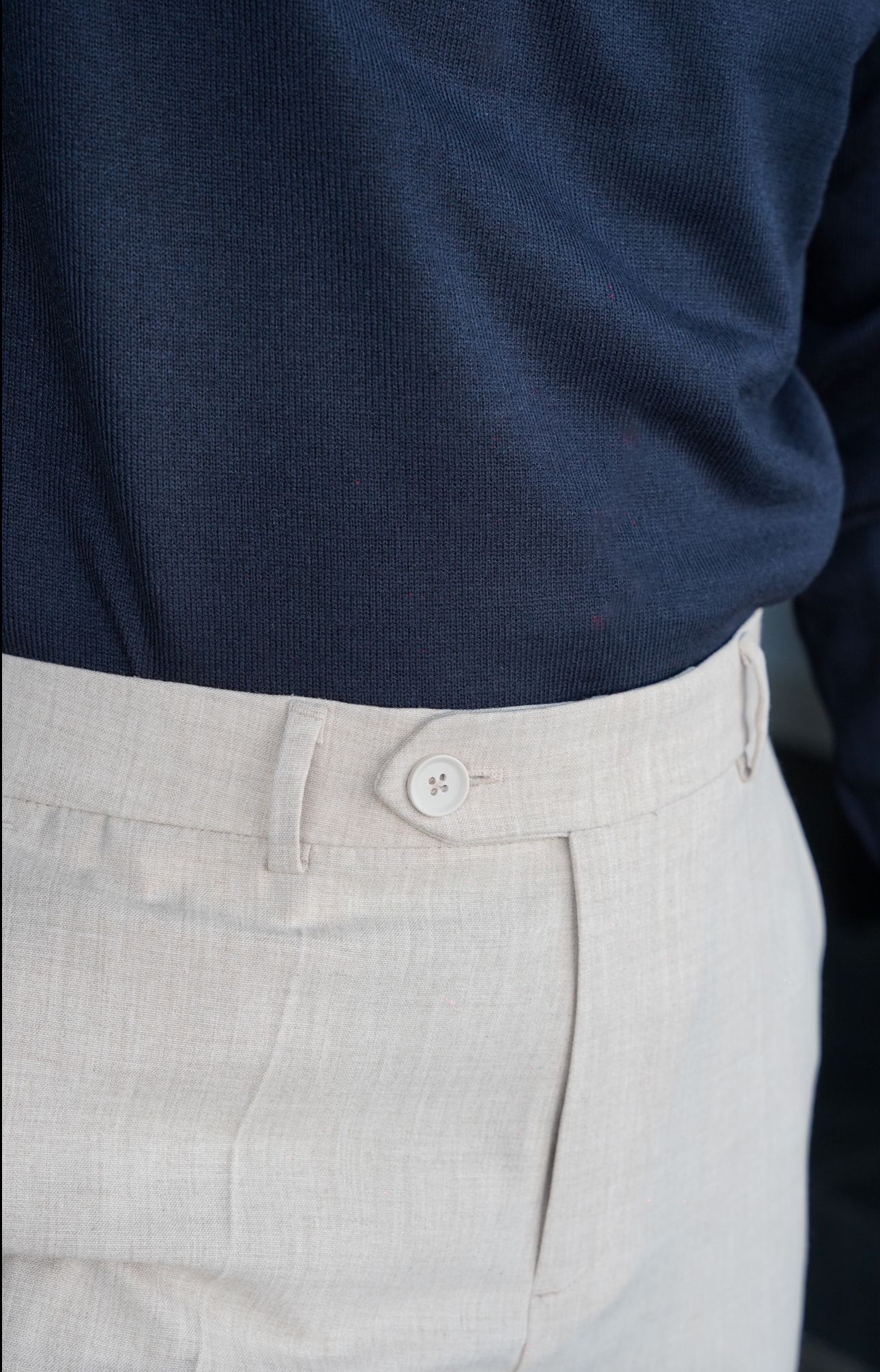Pure Wool Basic Lacivert Kazak FW5796
