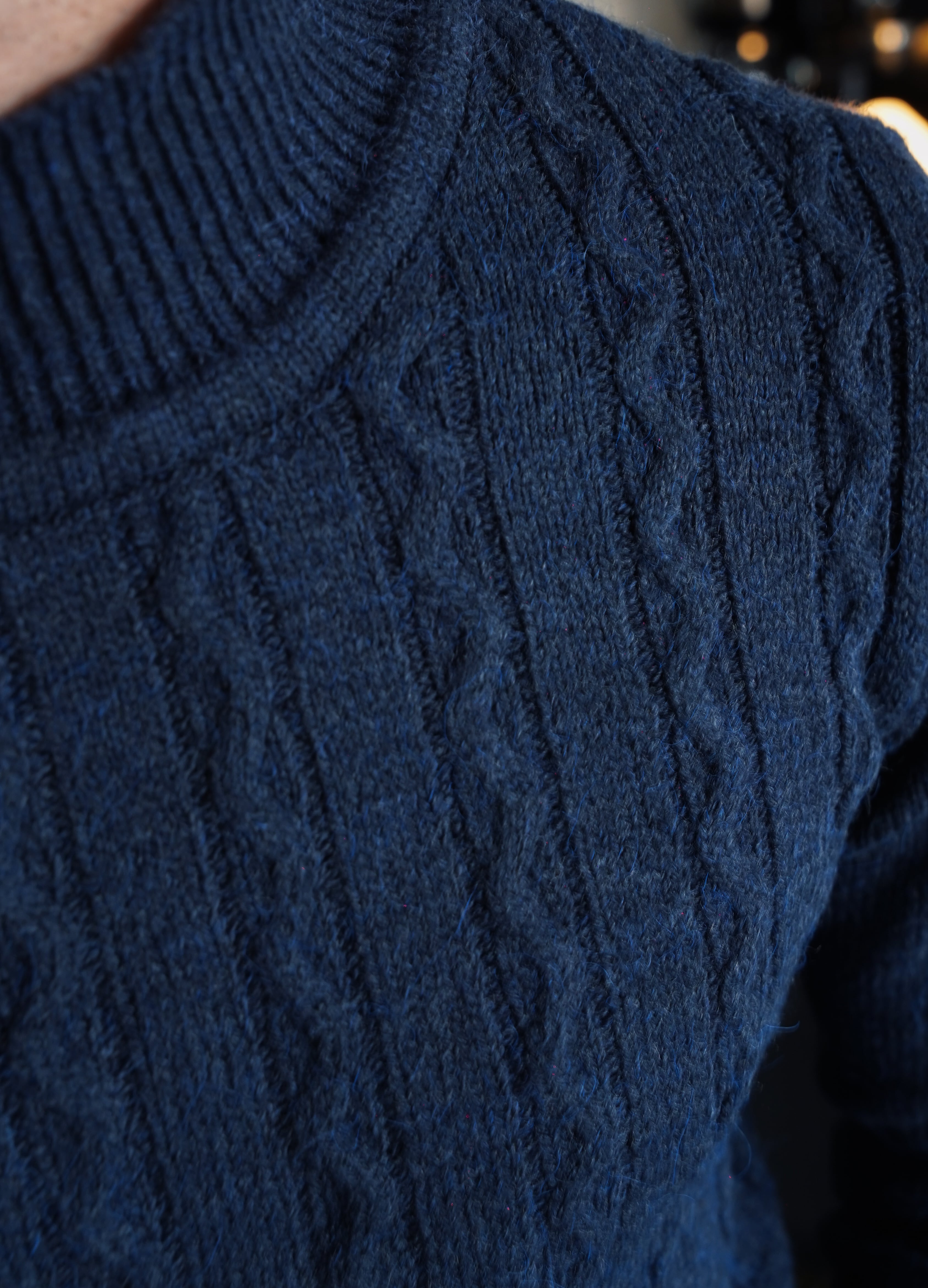 Windsor Lacivert Cable Roll Neck FW5868