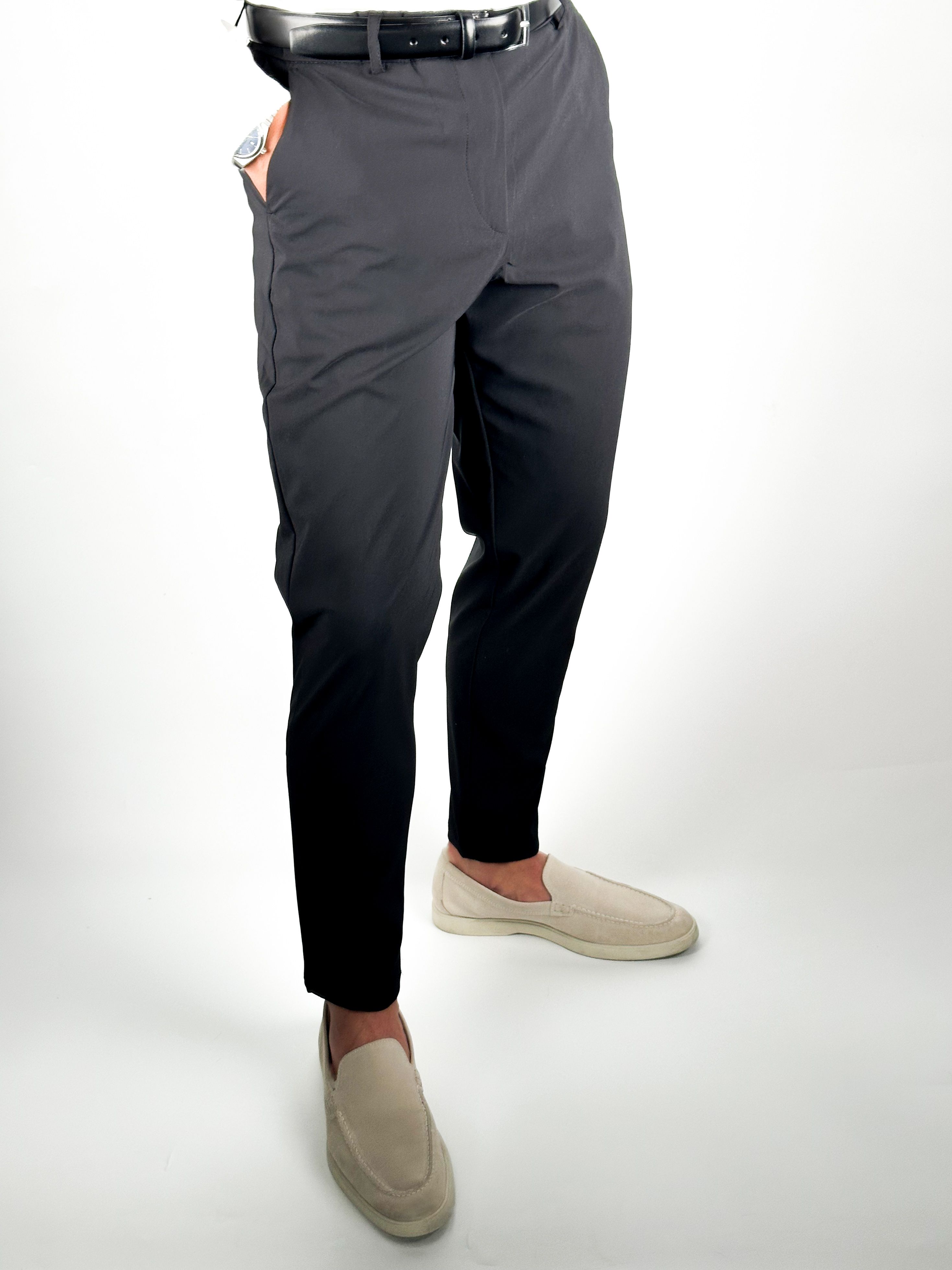 Siyah Slim Fit Comfort Pantolon 5471