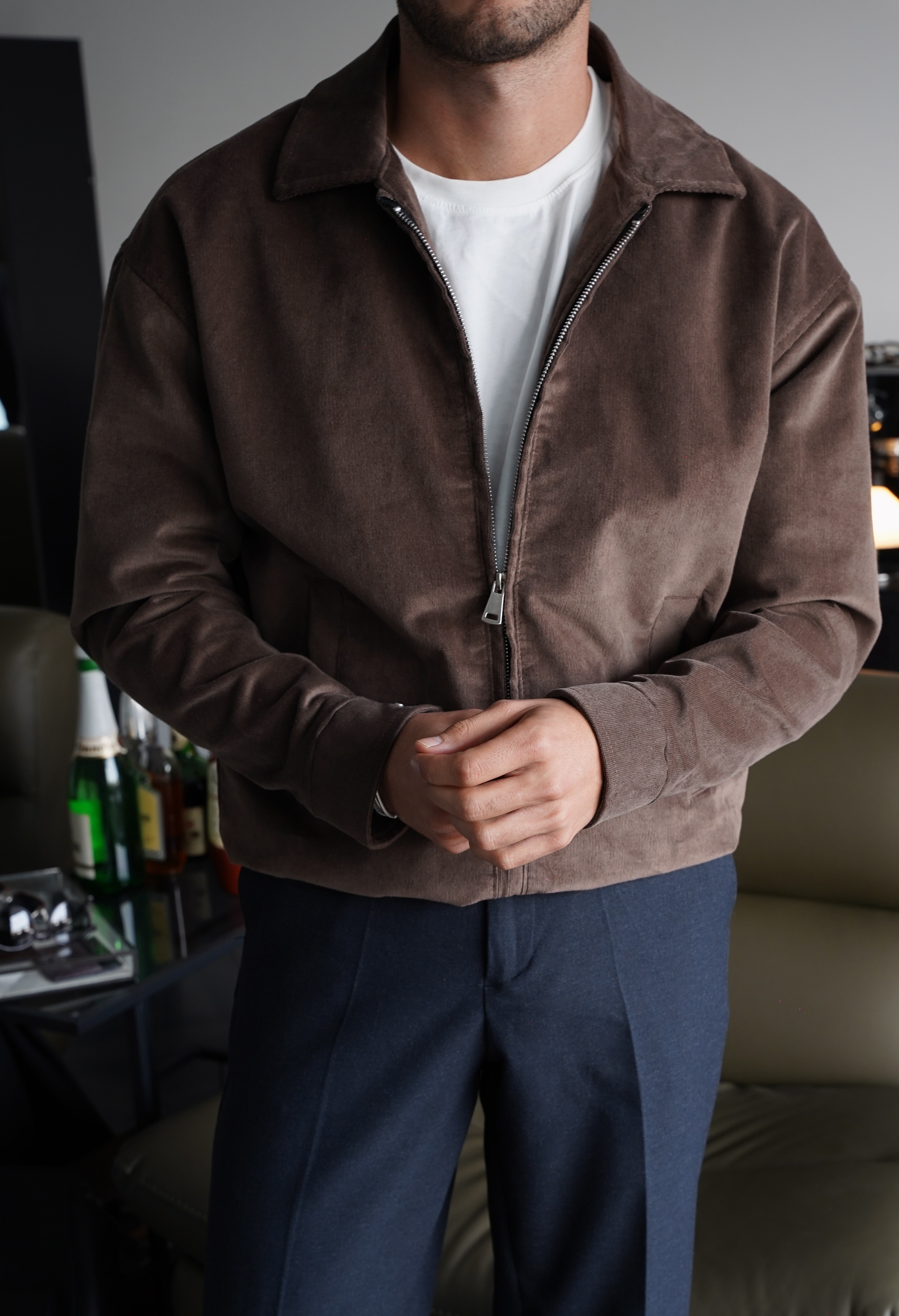 SuedeCraft Vizon Zip Ceket FW5849