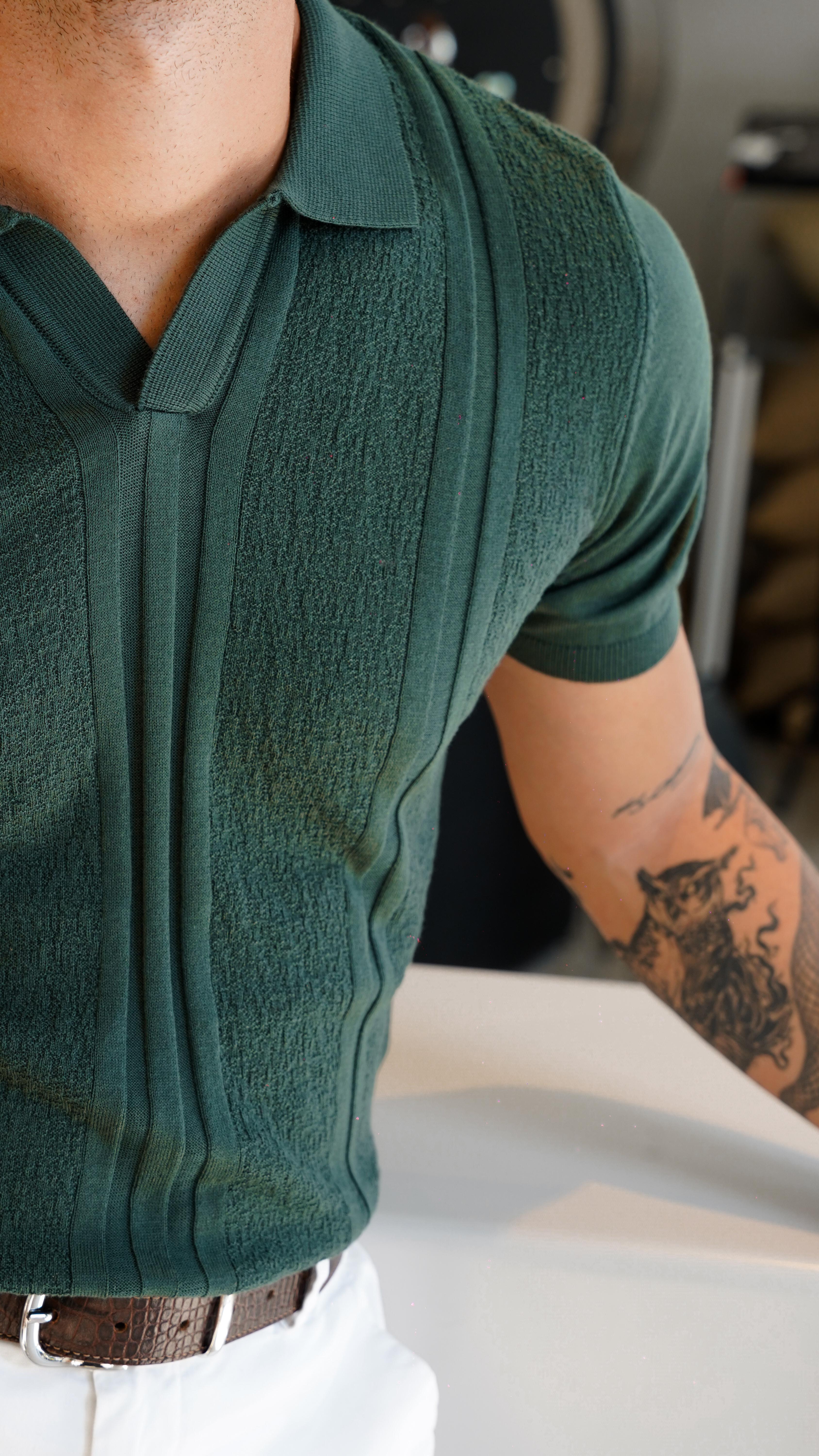 Riviera Zümrüt Triko Polo Yaka T-shirt SS5713