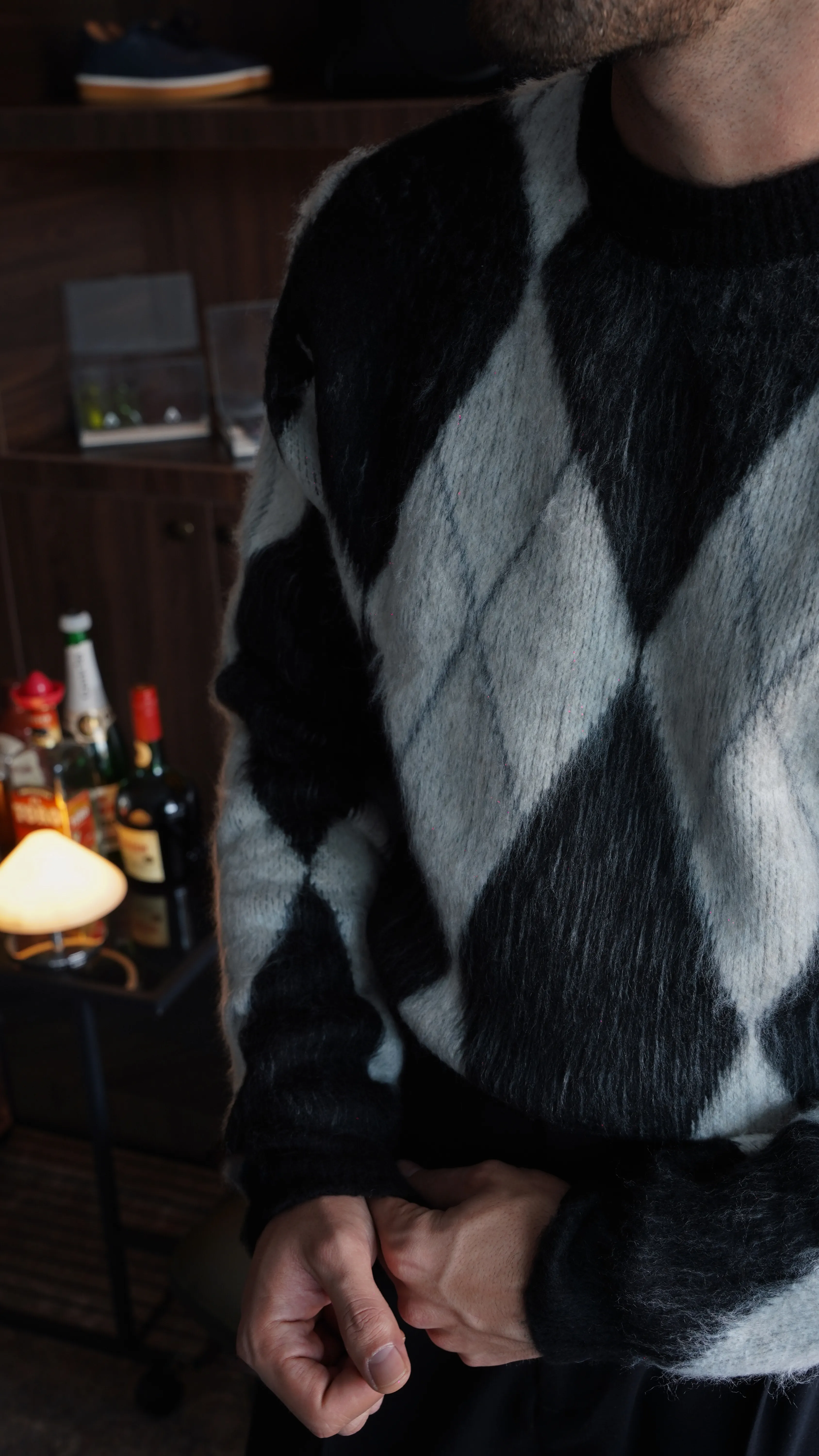 Yünlü Baklava Desen Kazak FW5888