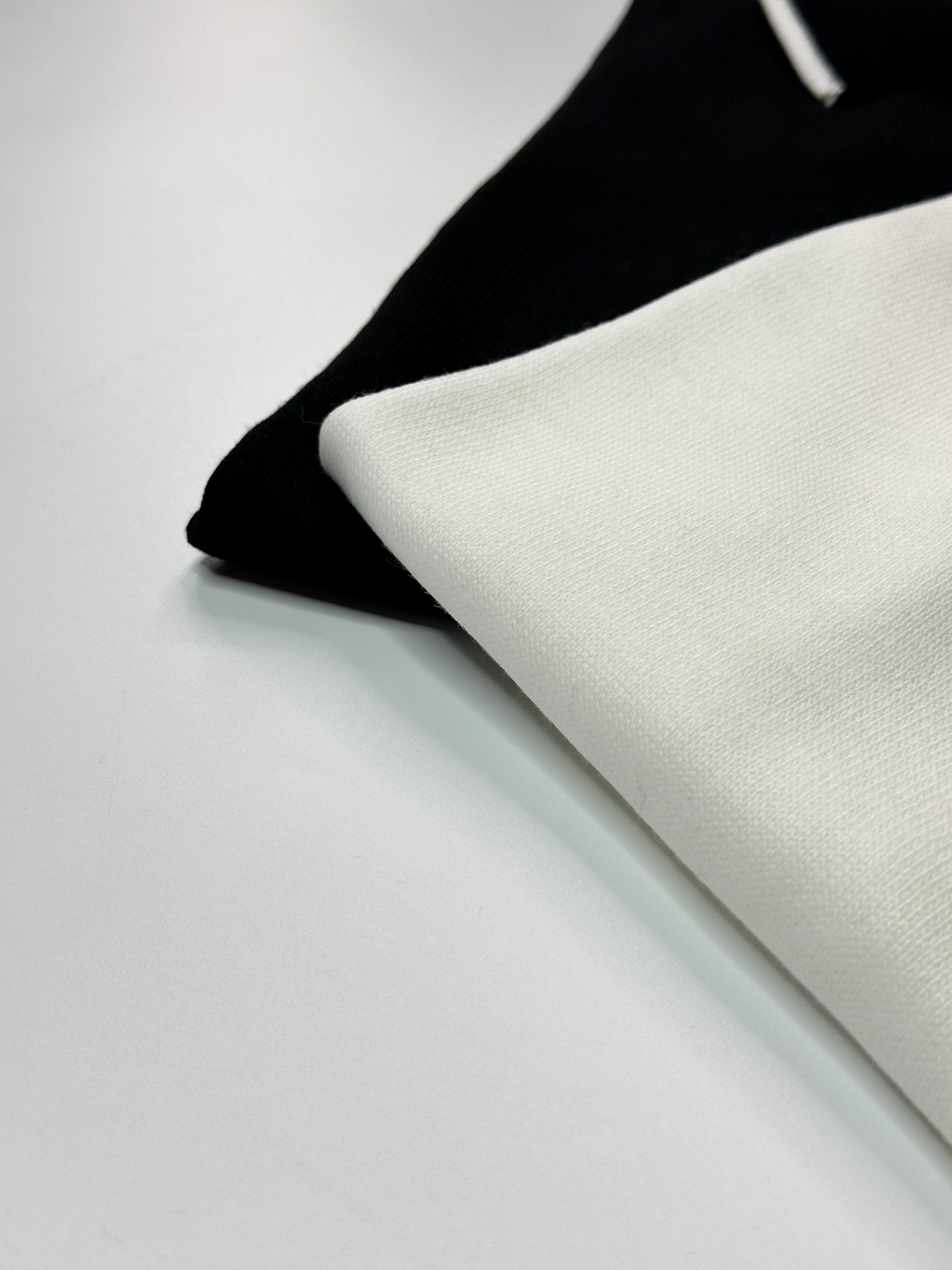 Triko Yaka Çizgili Beyaz Polo Yaka T-shirt 5376 
