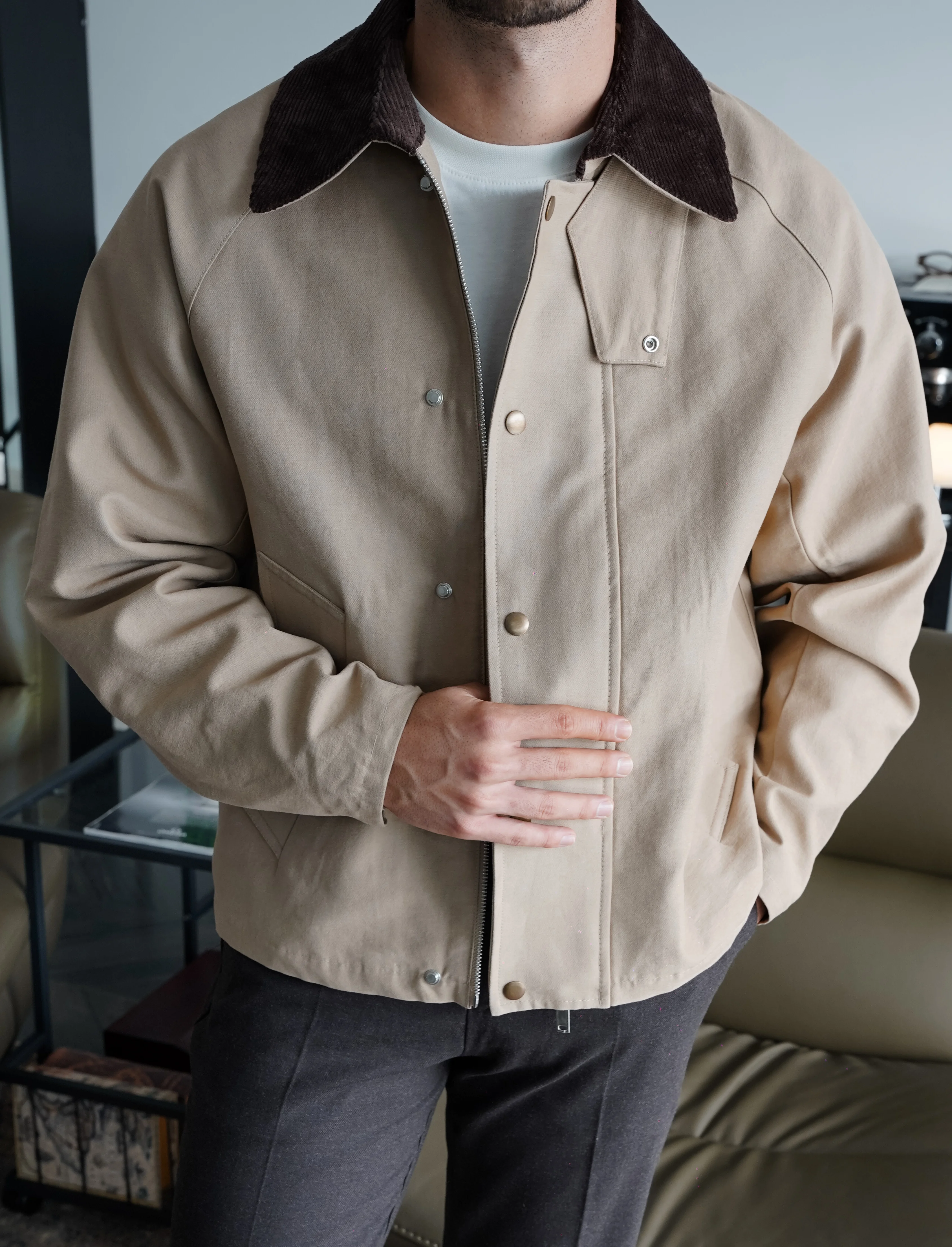 Fairmont Harrington Bej Ceket FW5886