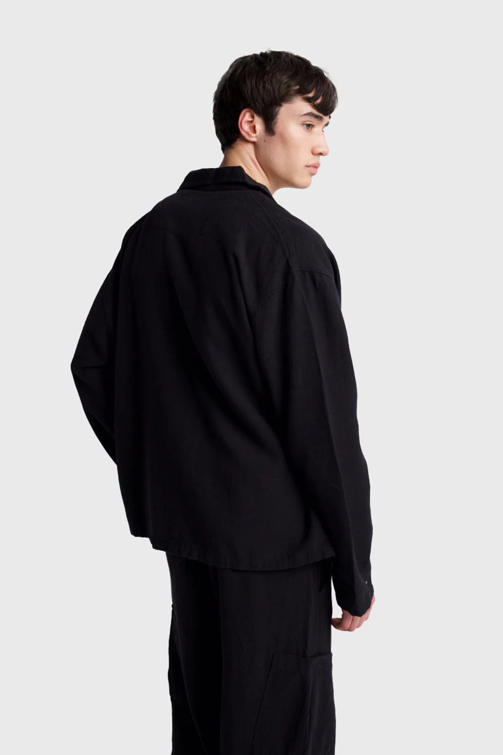 Gabardin Keten Karışımlı Gömlek 5308