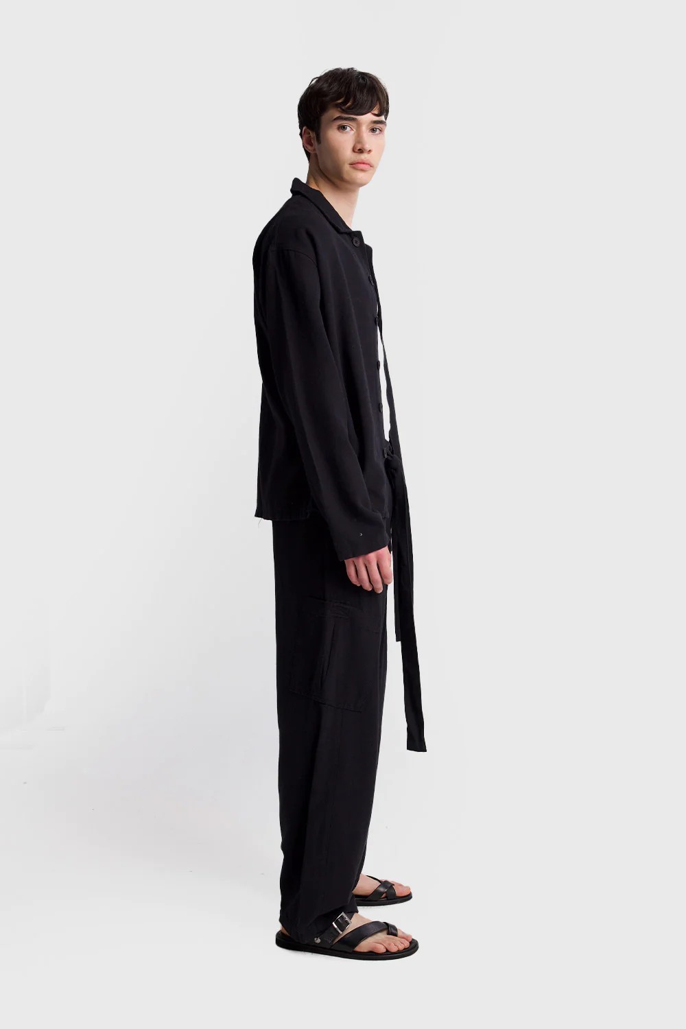 Gabardin Keten Karışımlı Gömlek 5308