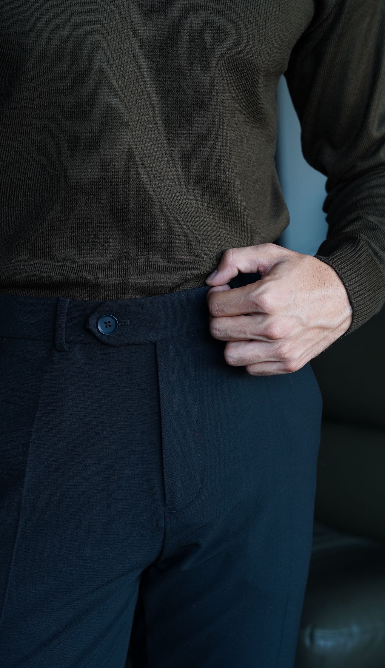 Essential Tailor Siyah Kumaş Pantolon FW57578