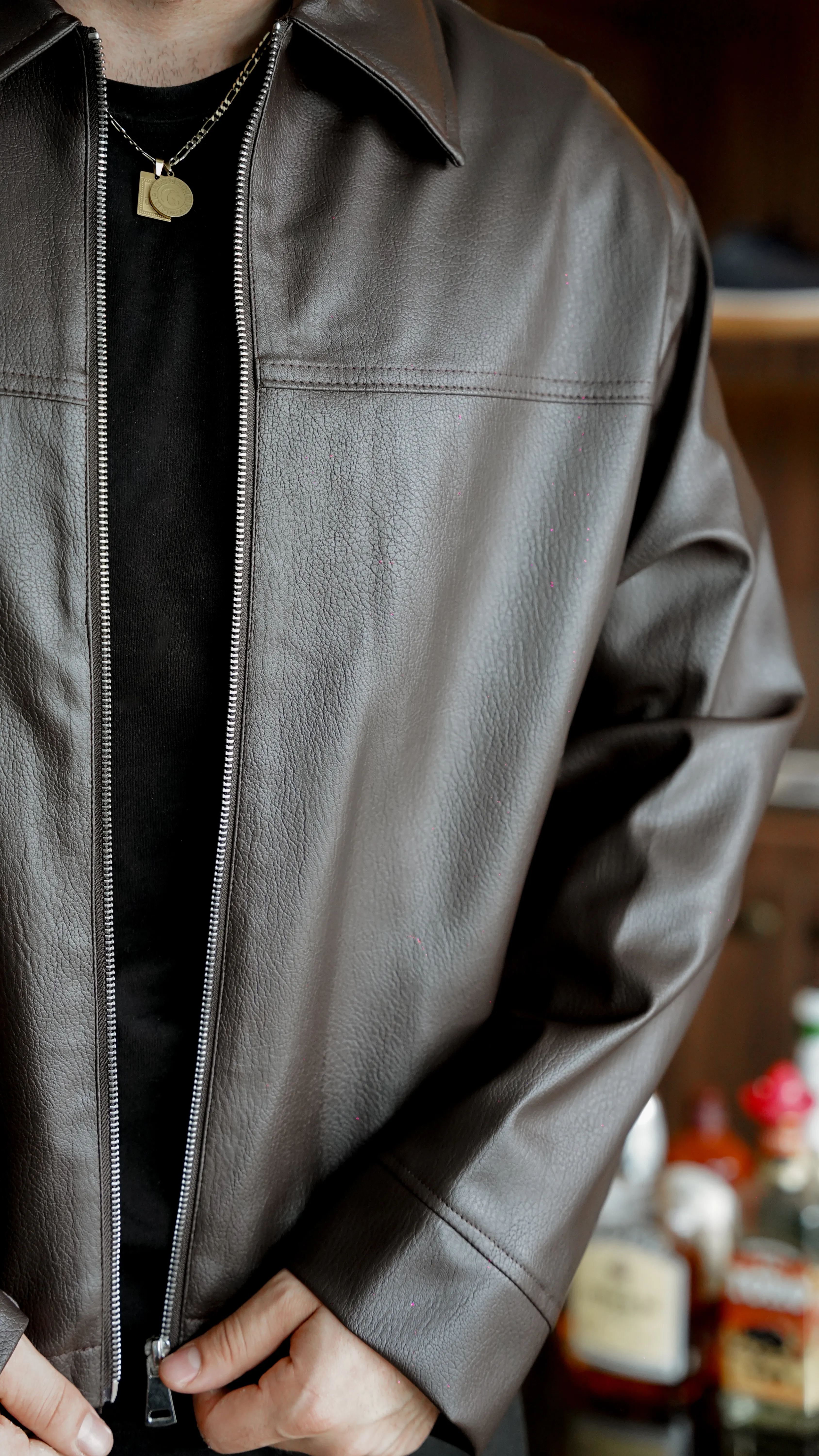 Stealth Kahve Deri Ceket FW5892