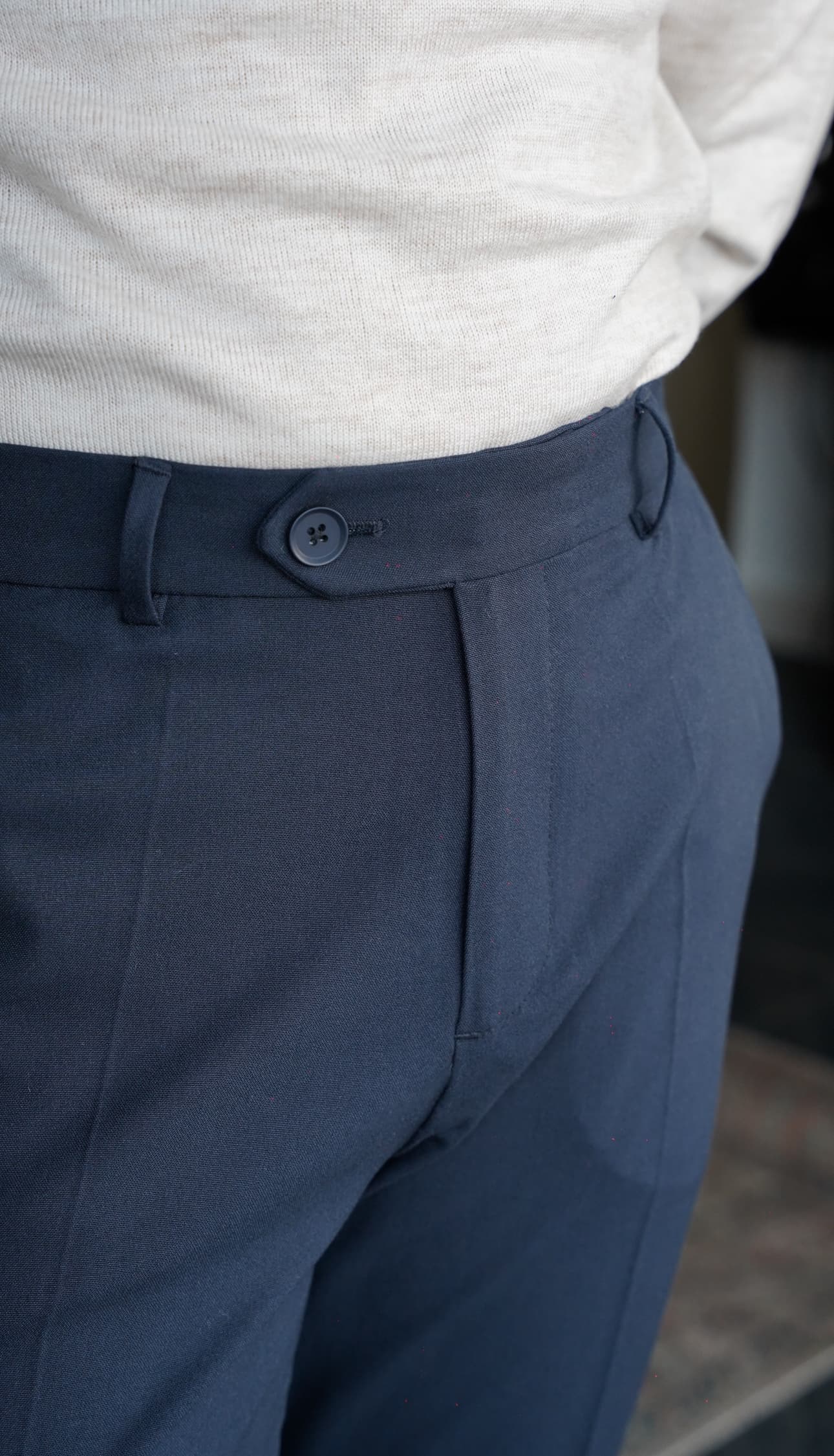 Essential Tailor Lacivert Kumaş Pantolon FW57574