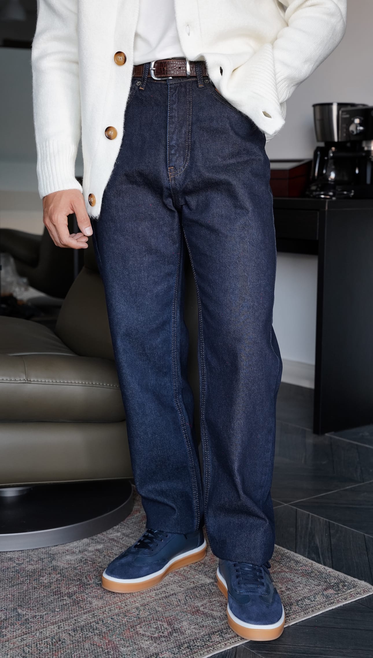 Premium Raw Denim Straight Fit Jean FW5809
