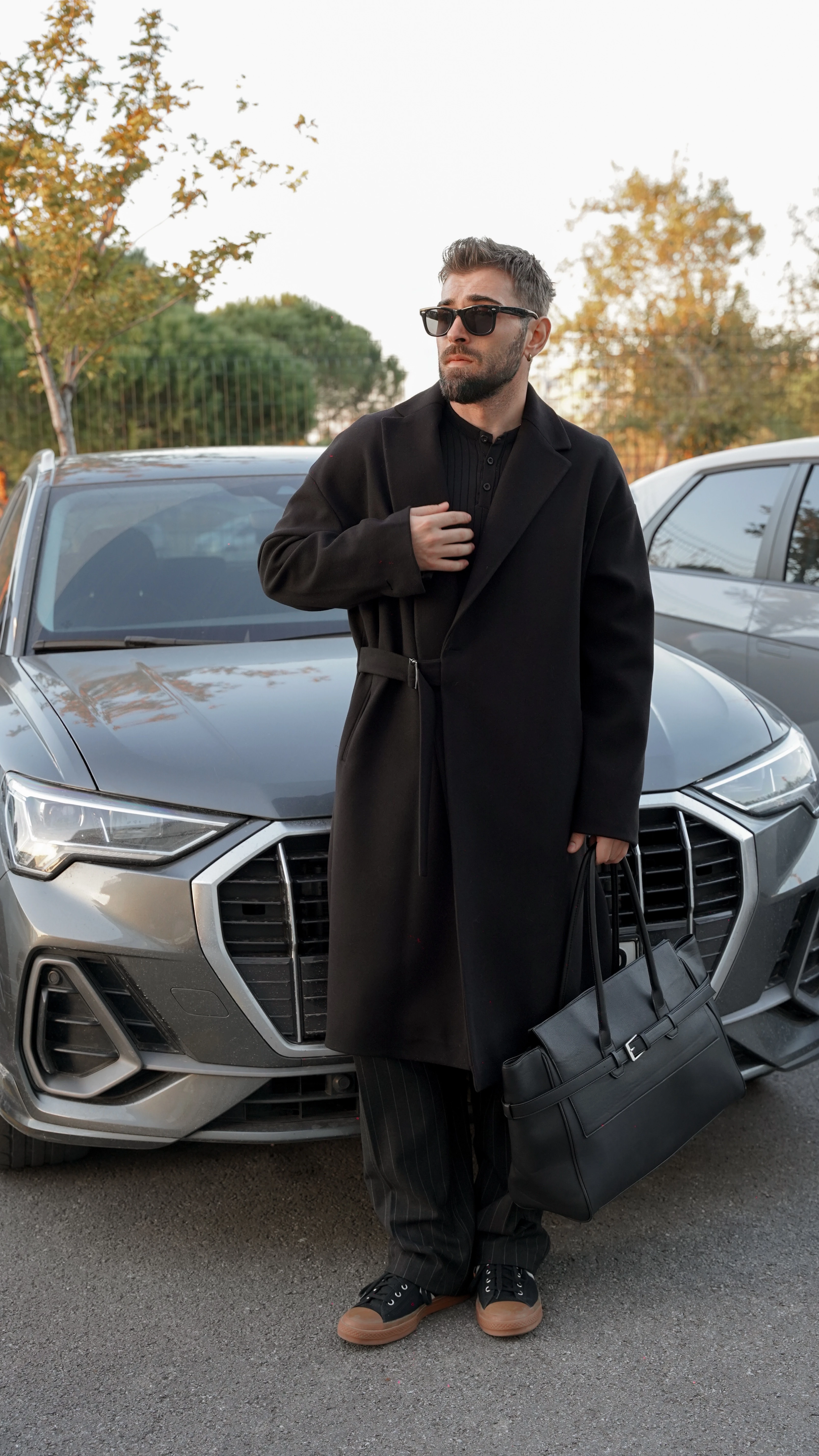 Pinstripe Wool Çizgili Pantolon FW5902