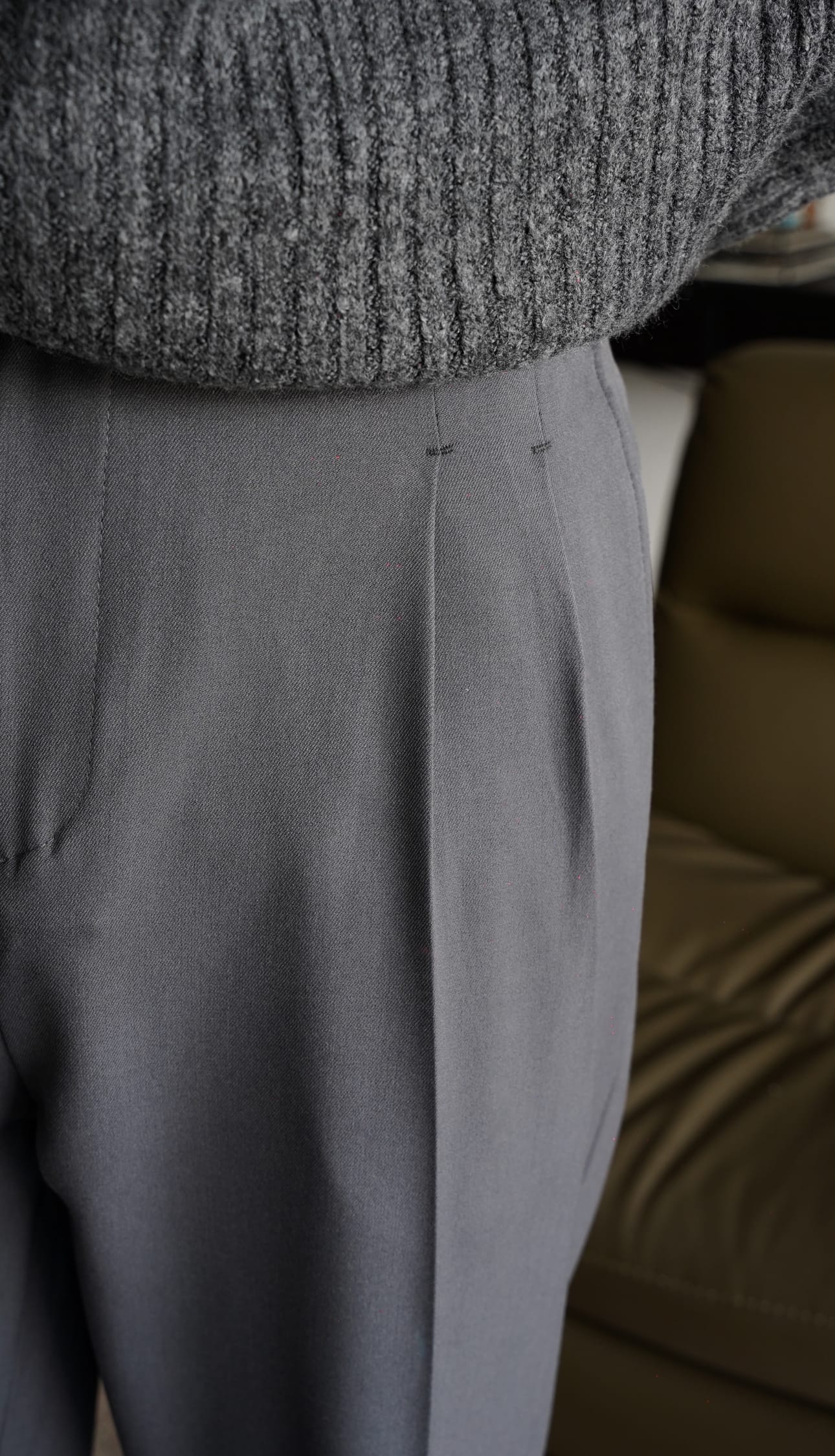 Refined Fit Füme Pantolon FW5816