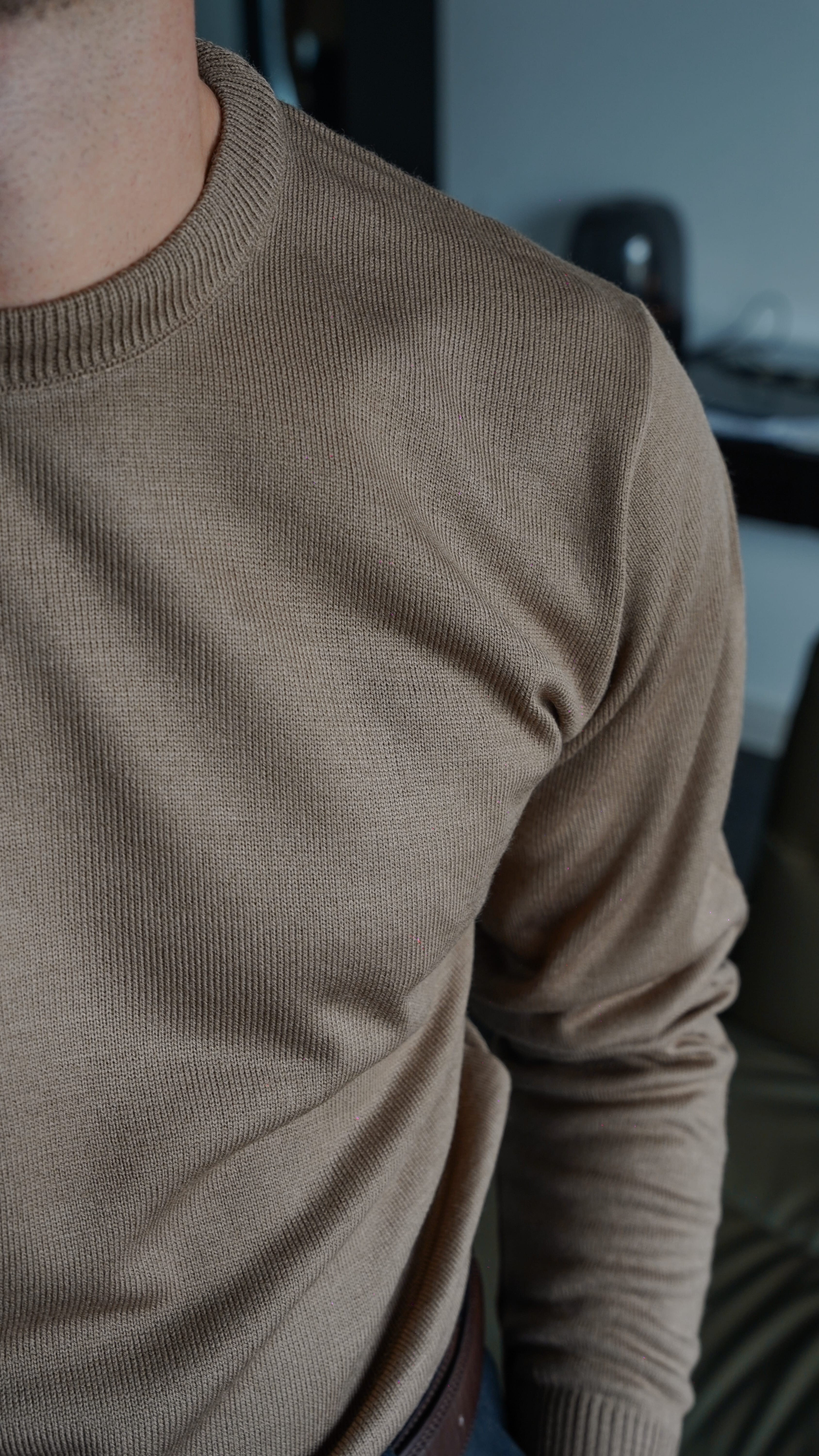 Pure Wool Karamel Bordo Kazak FW5850