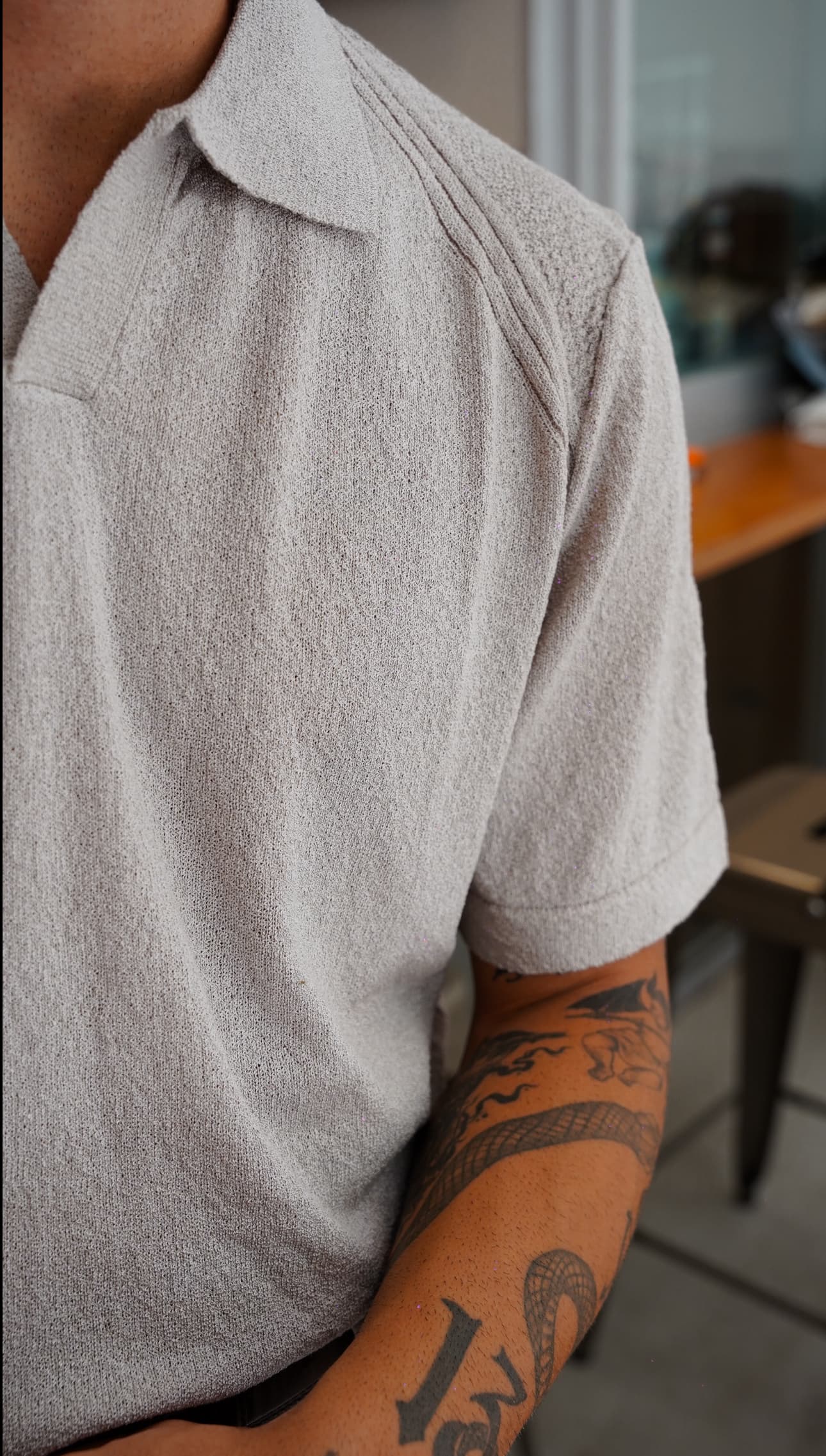 Terry Kum Polo Yaka T-shirt SS5741