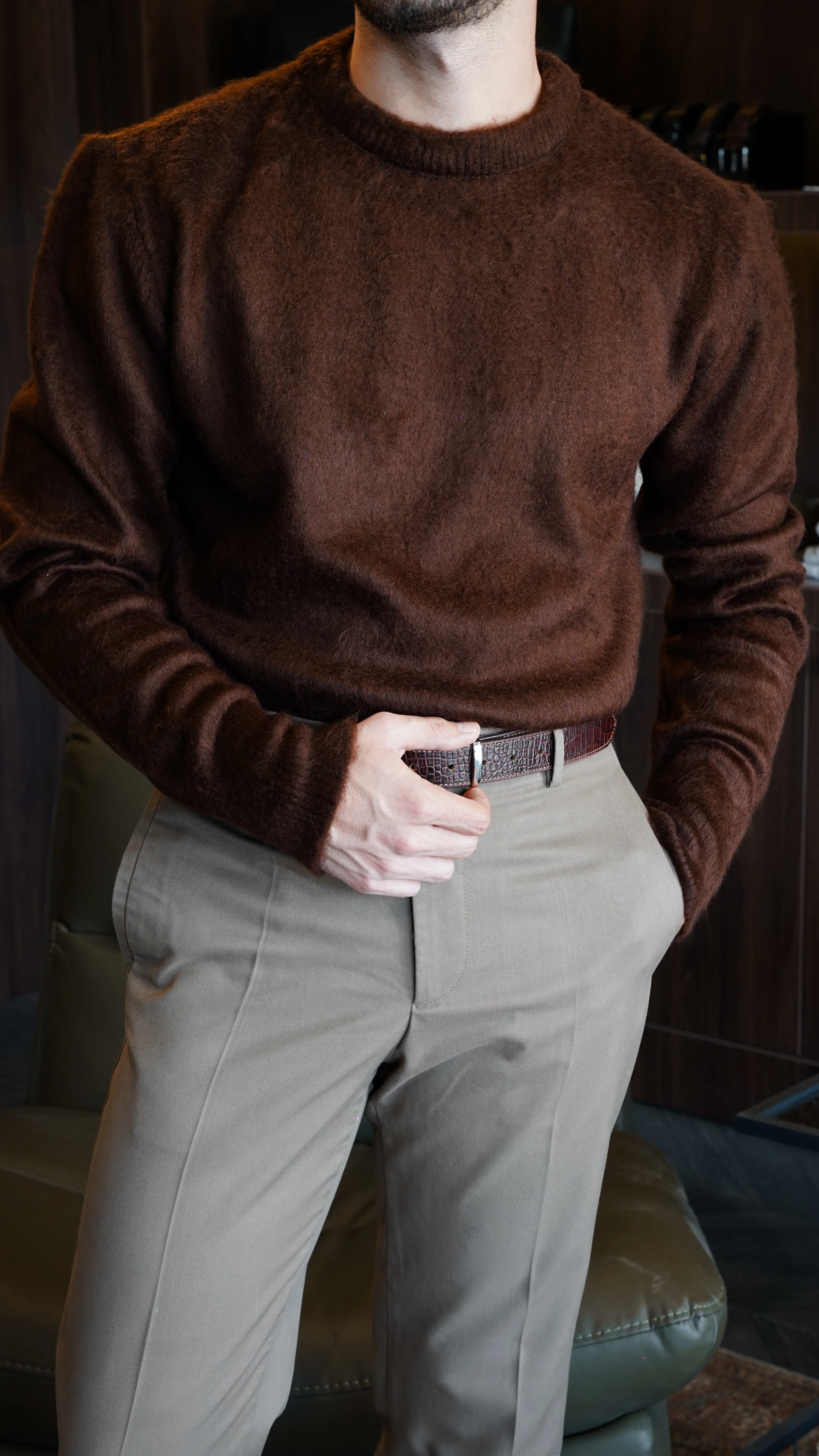 Oslo Brushed Kahve Knit FW5925