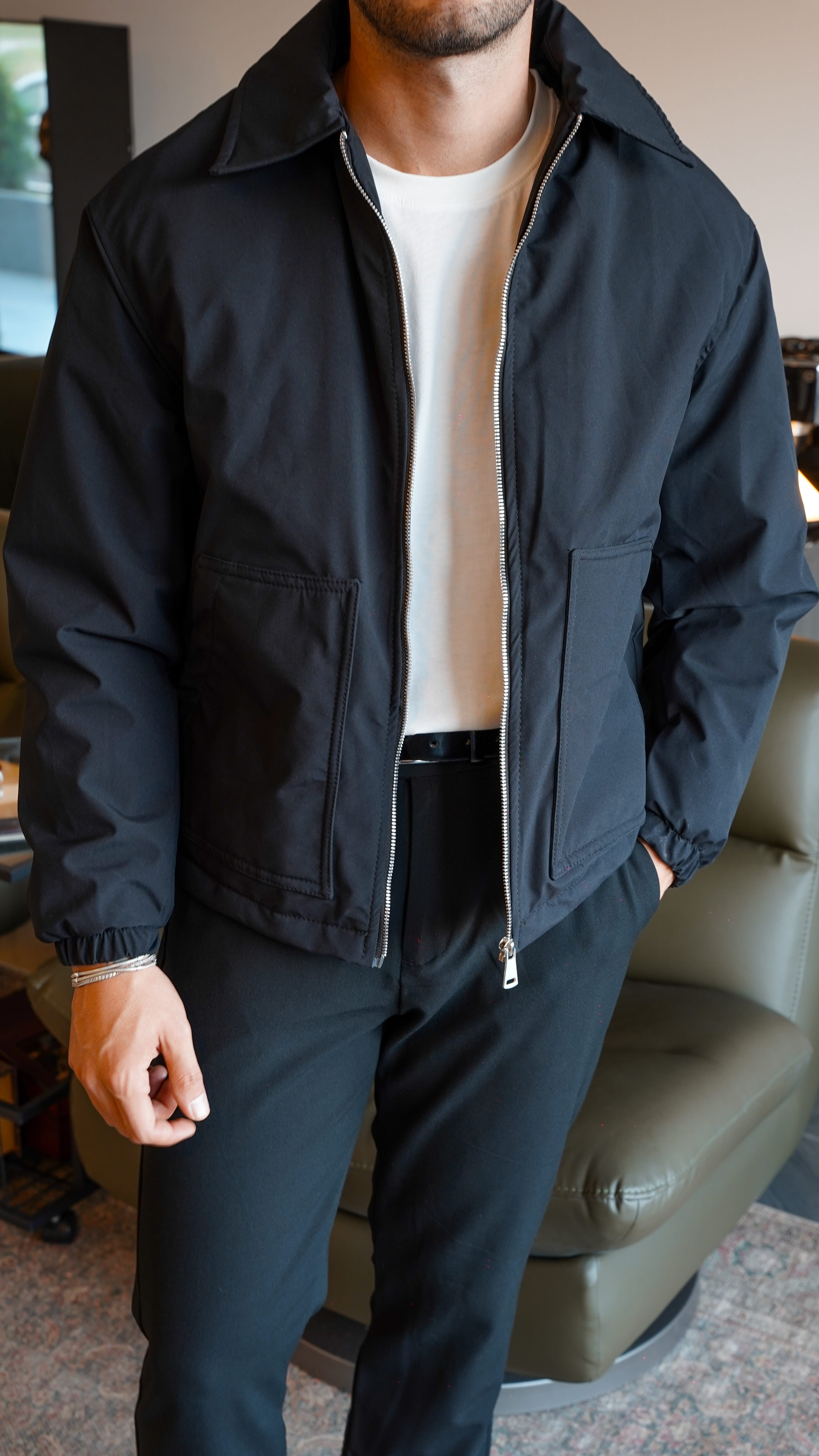 AeroShield Zip Siyah Ceket FW5845