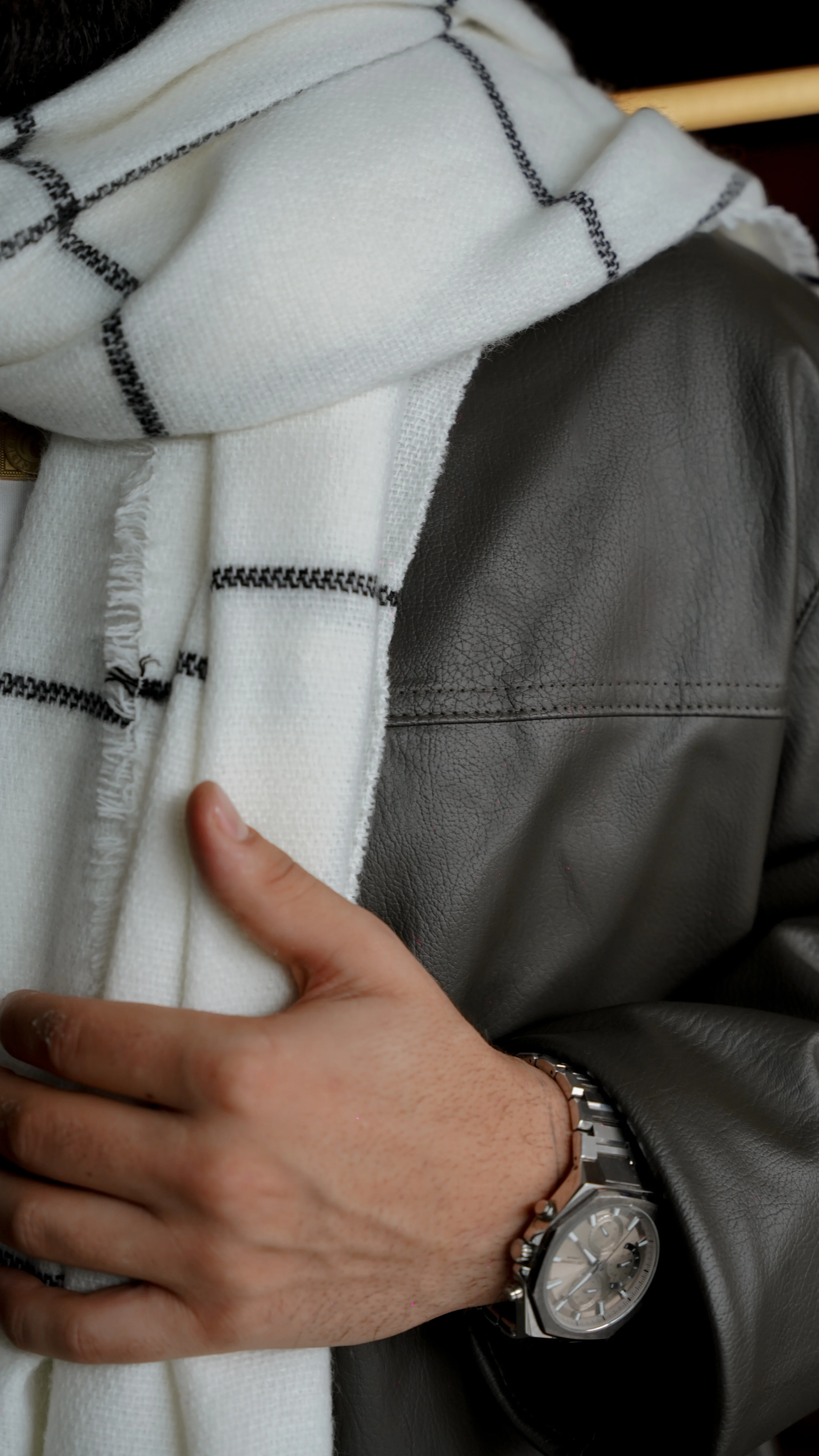 Fırçalı Yün Atkı FW5896