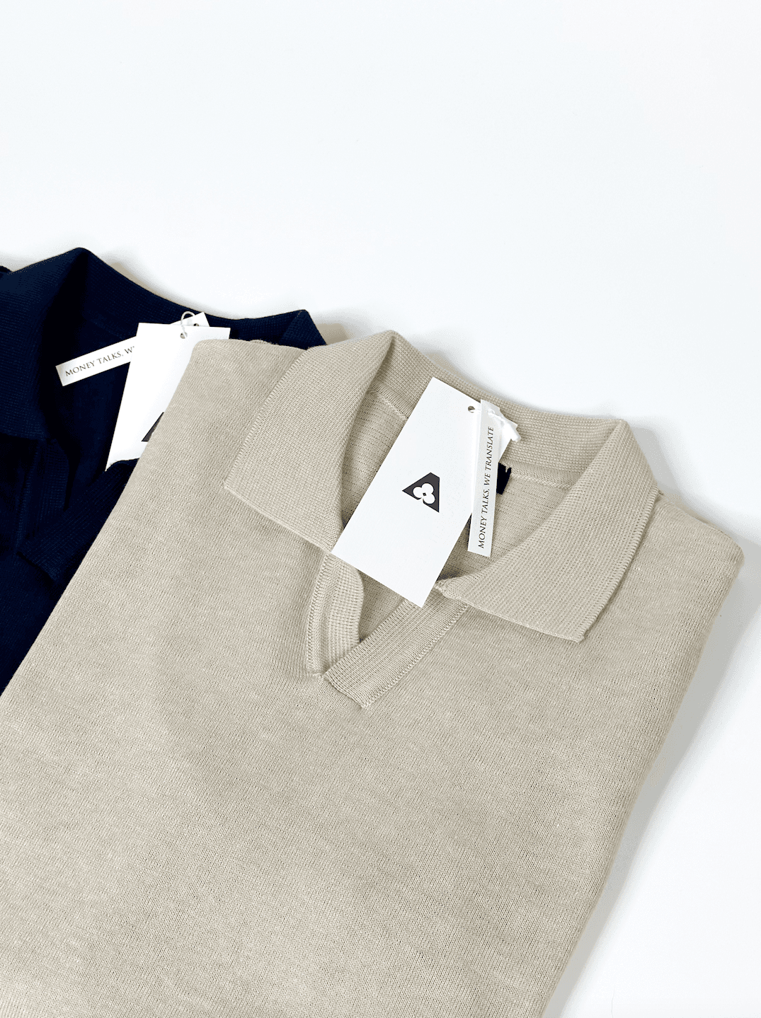 Krem Triko Polo Yaka T-shirt 5337
