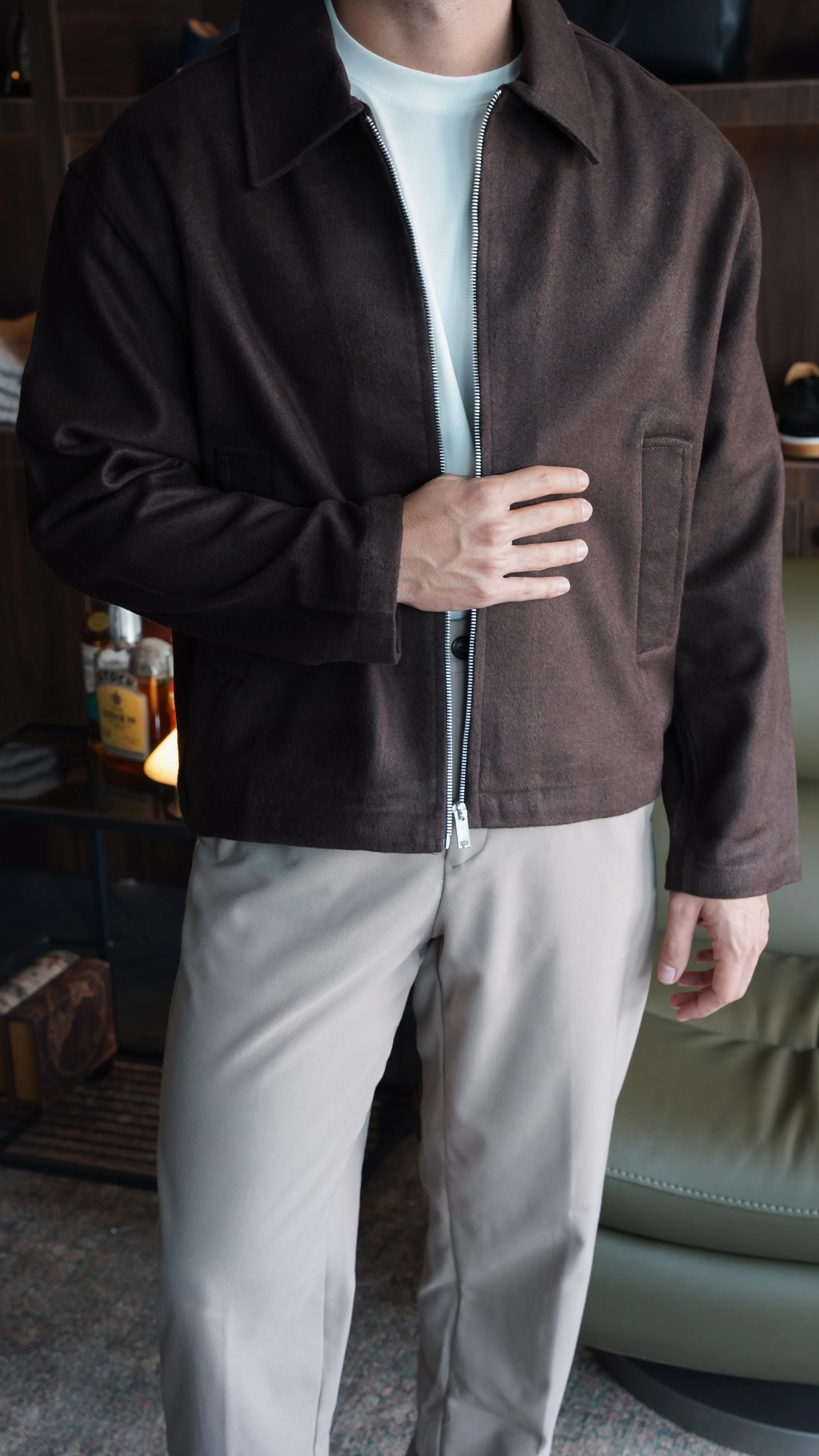 Chestnut Kaşe Kahve Ceket FW5889