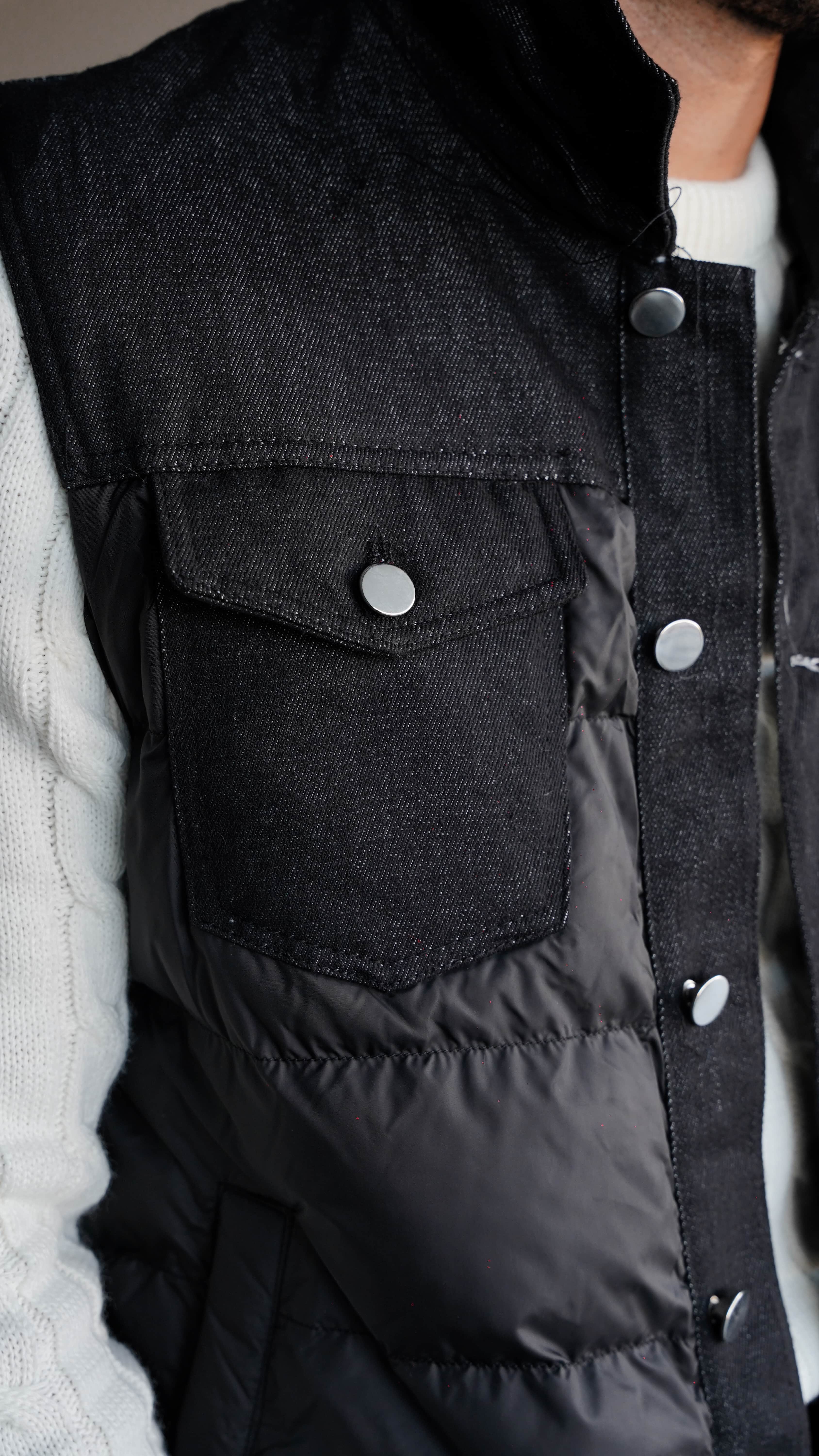 Urban Shield Siyah Casual Yelek FW5772