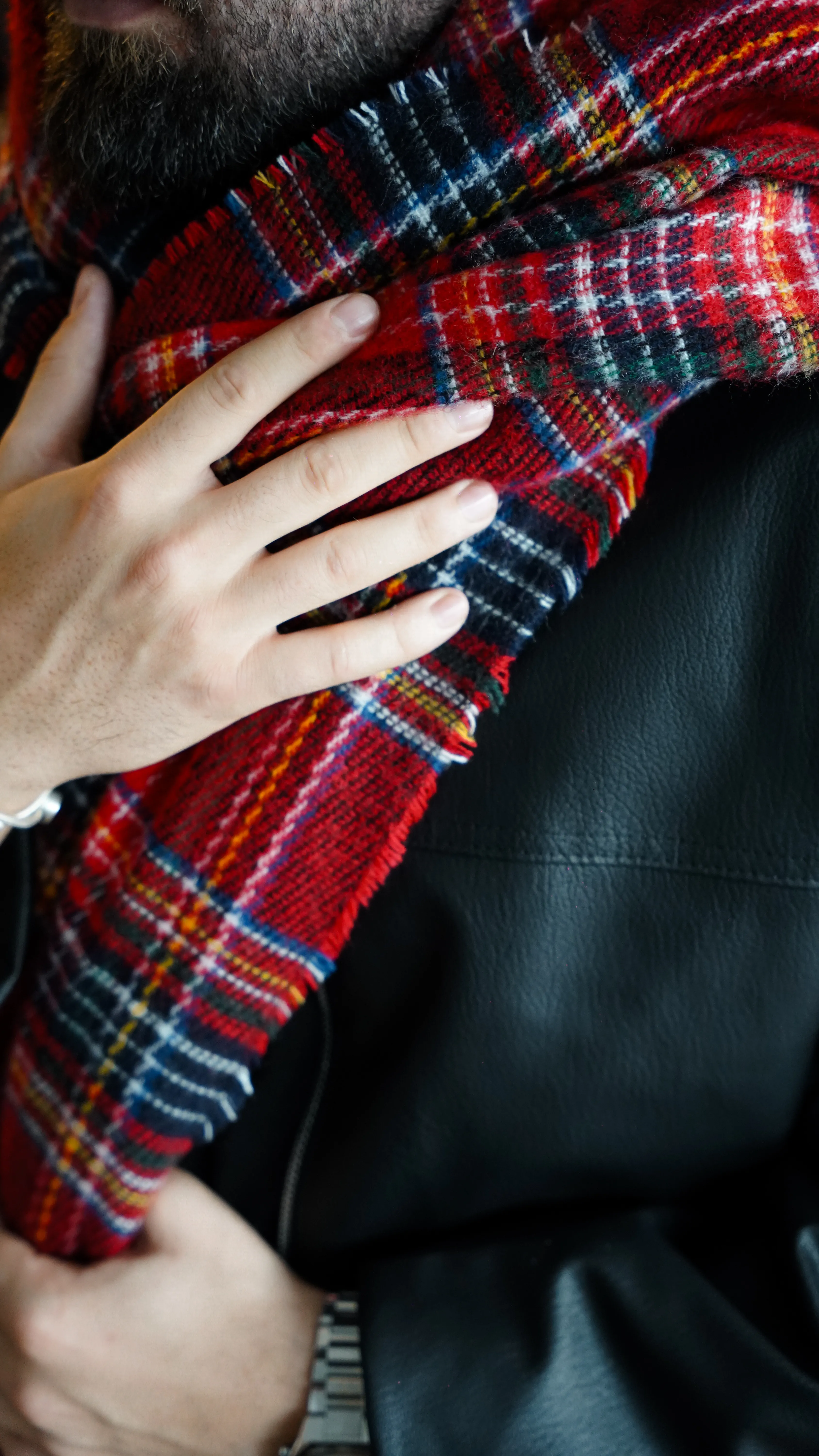 Fırçalı Yün Atkı FW5894