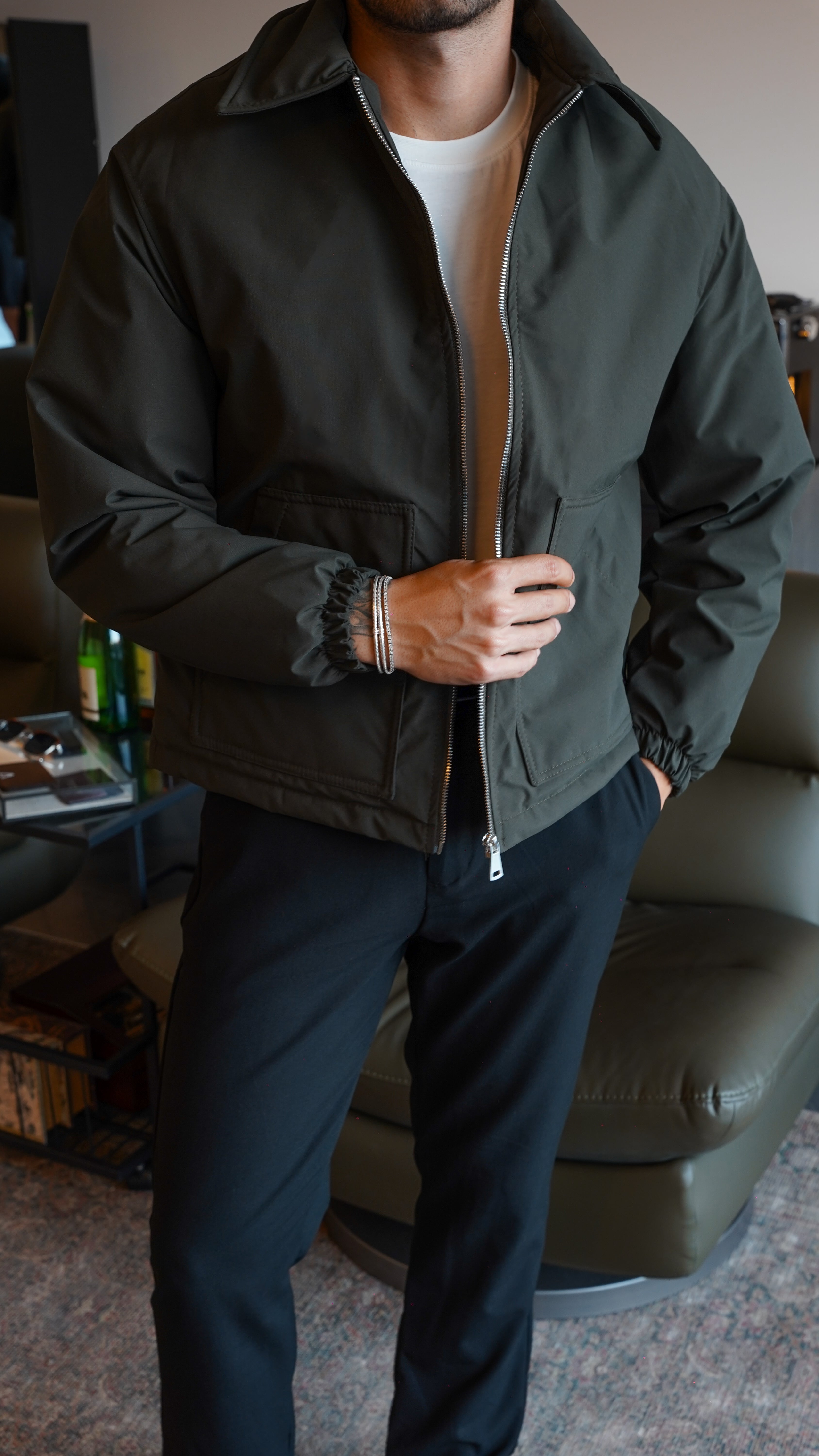AeroShield Zip Haki Ceket FW5846