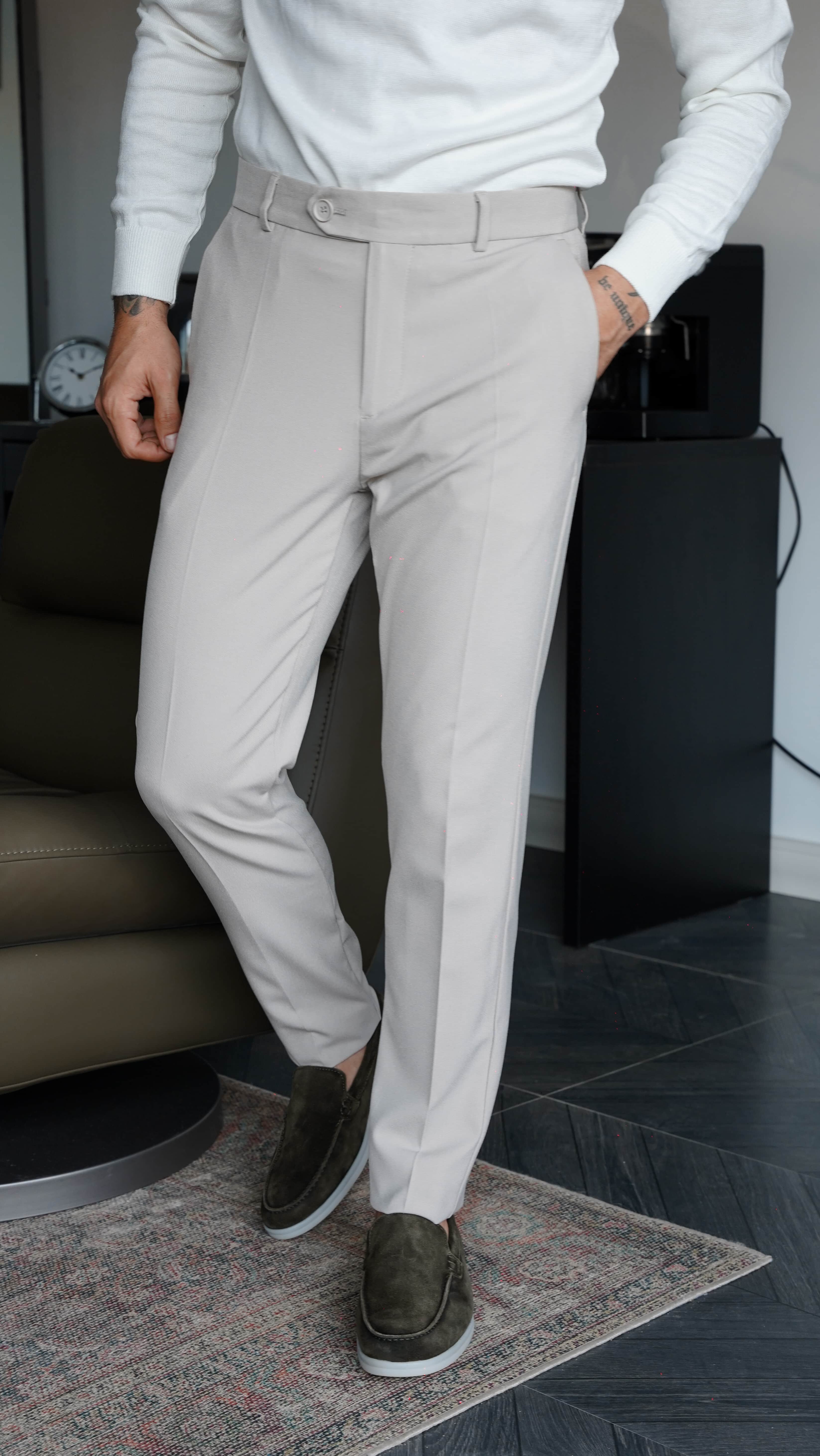 Essential Tailor Kum Kumaş Pantolon FW5831