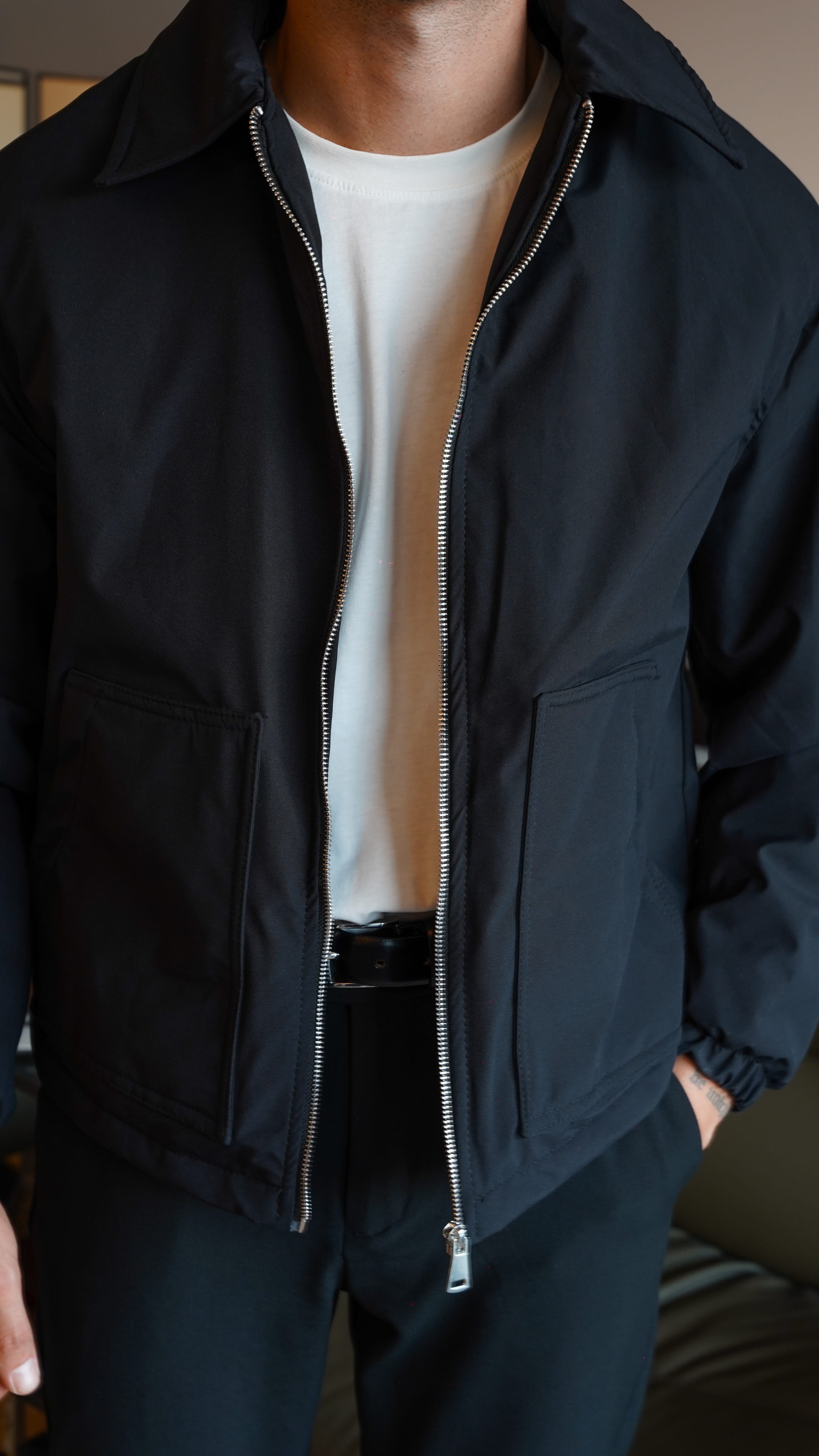 AeroShield Zip Siyah Ceket FW5845