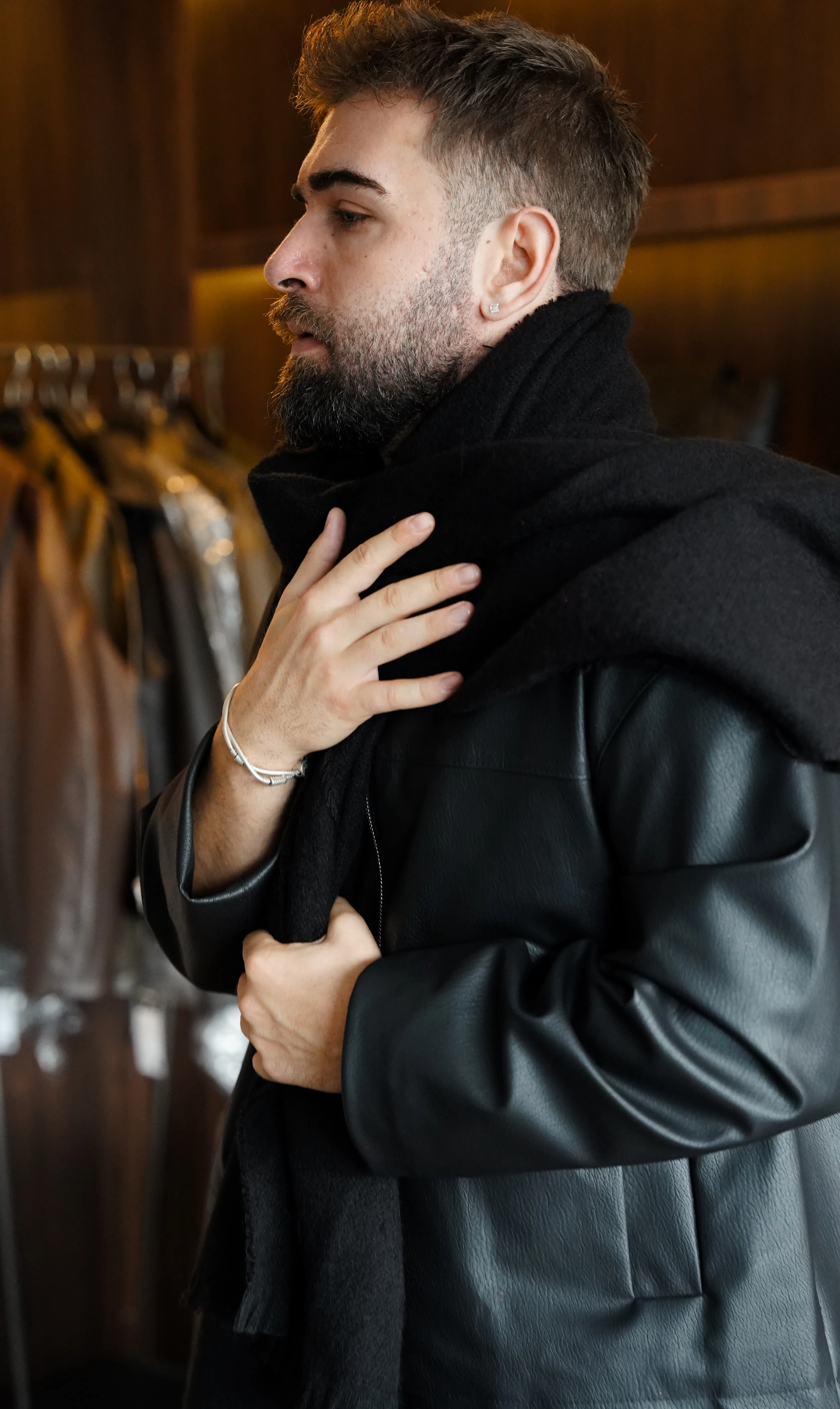 Fırçalı Yün Atkı FW5899