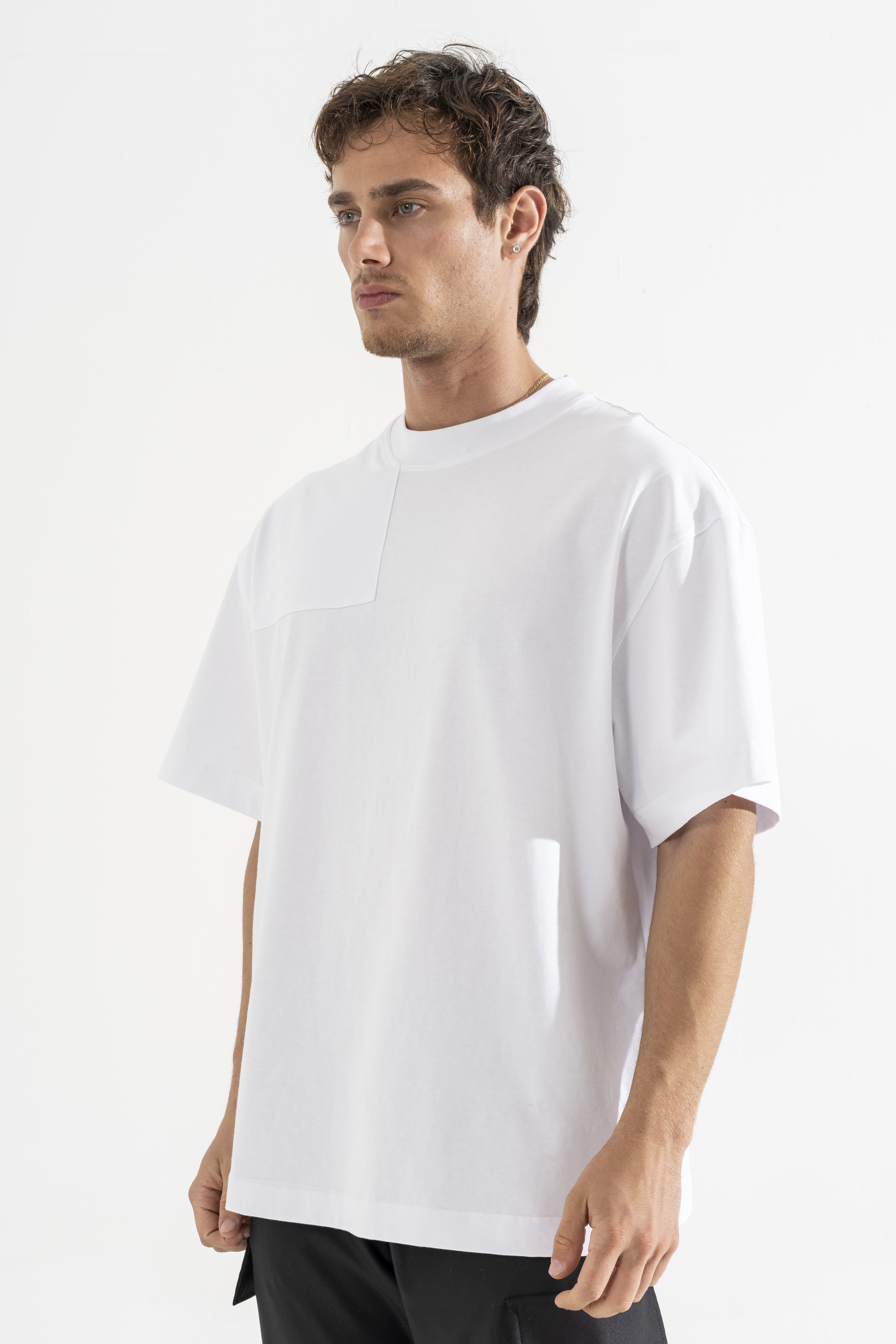 Parçalı Oversize T-Shirt