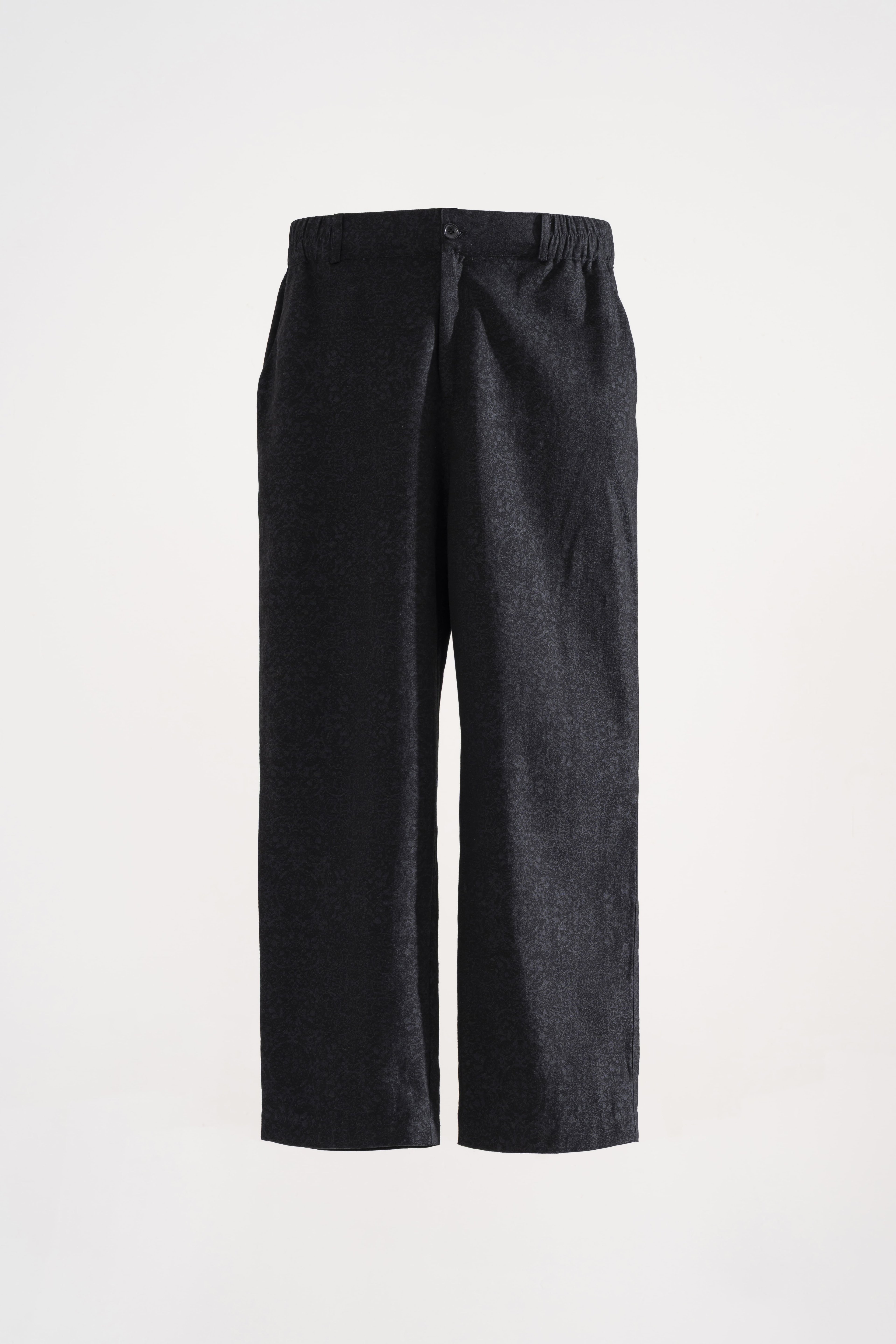 Etnik Desen Denim Pantolon