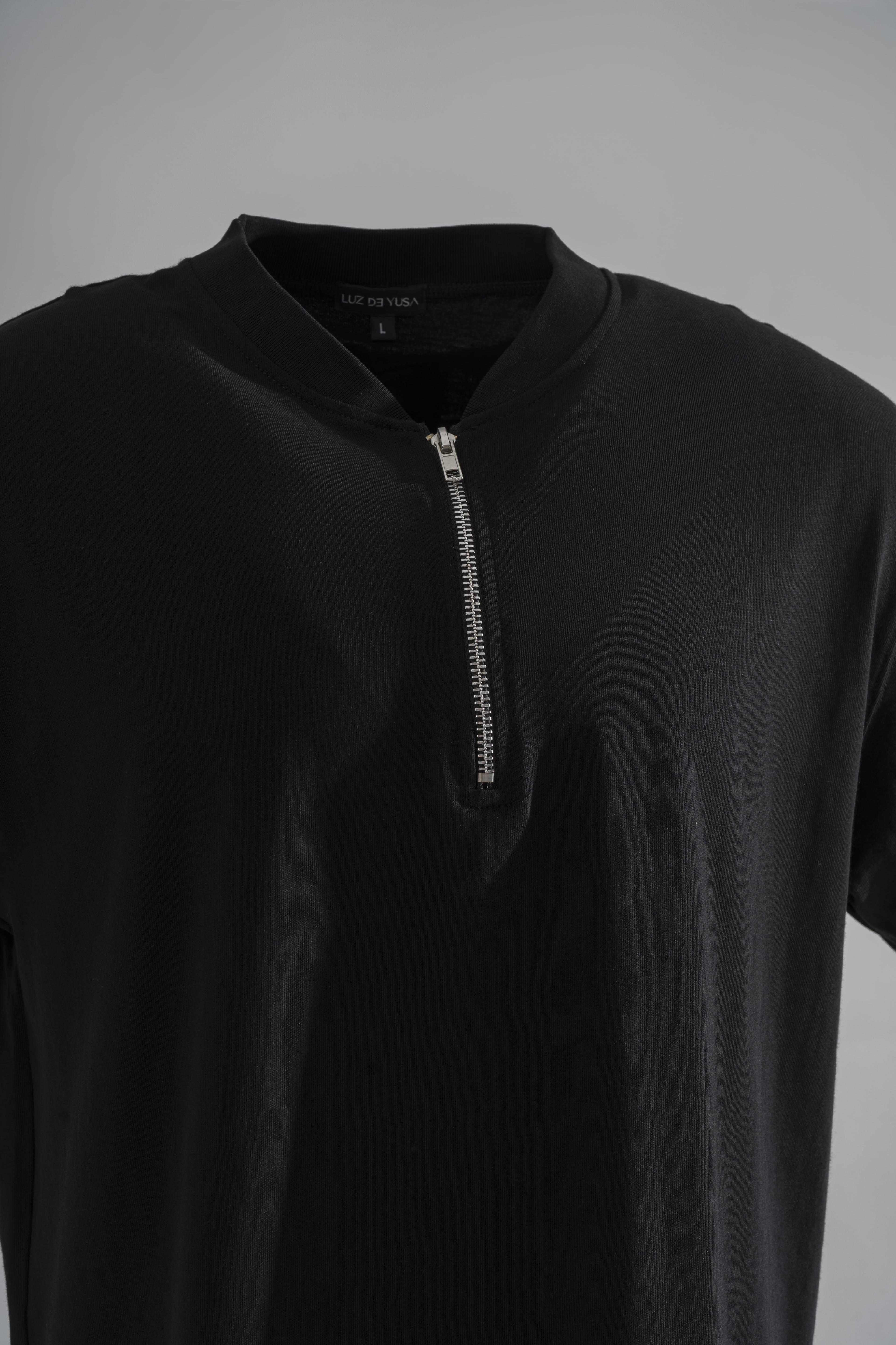 Fermuarlı T-Shirt