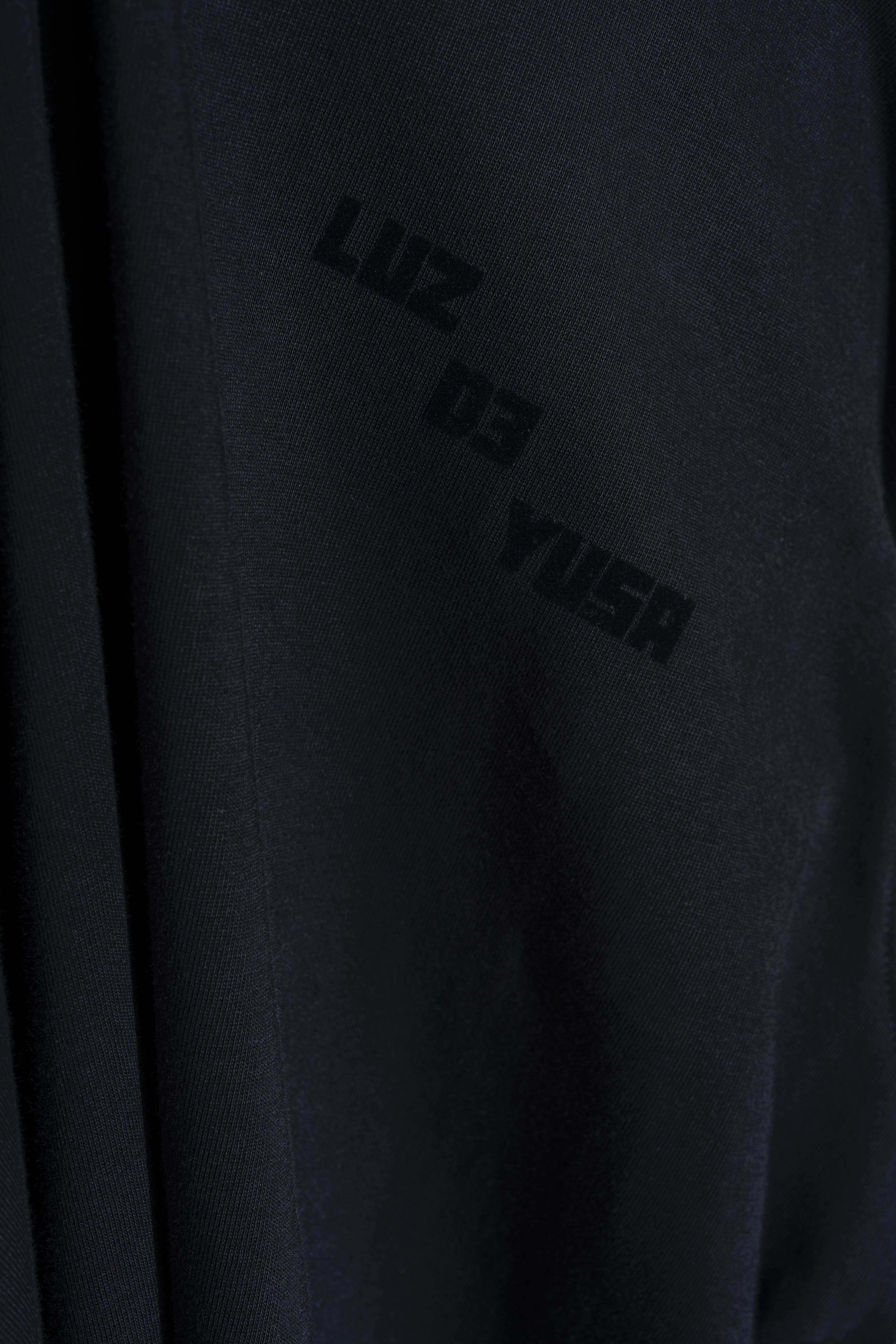 Kadife Garnili Uzun Kollu T-Shirt