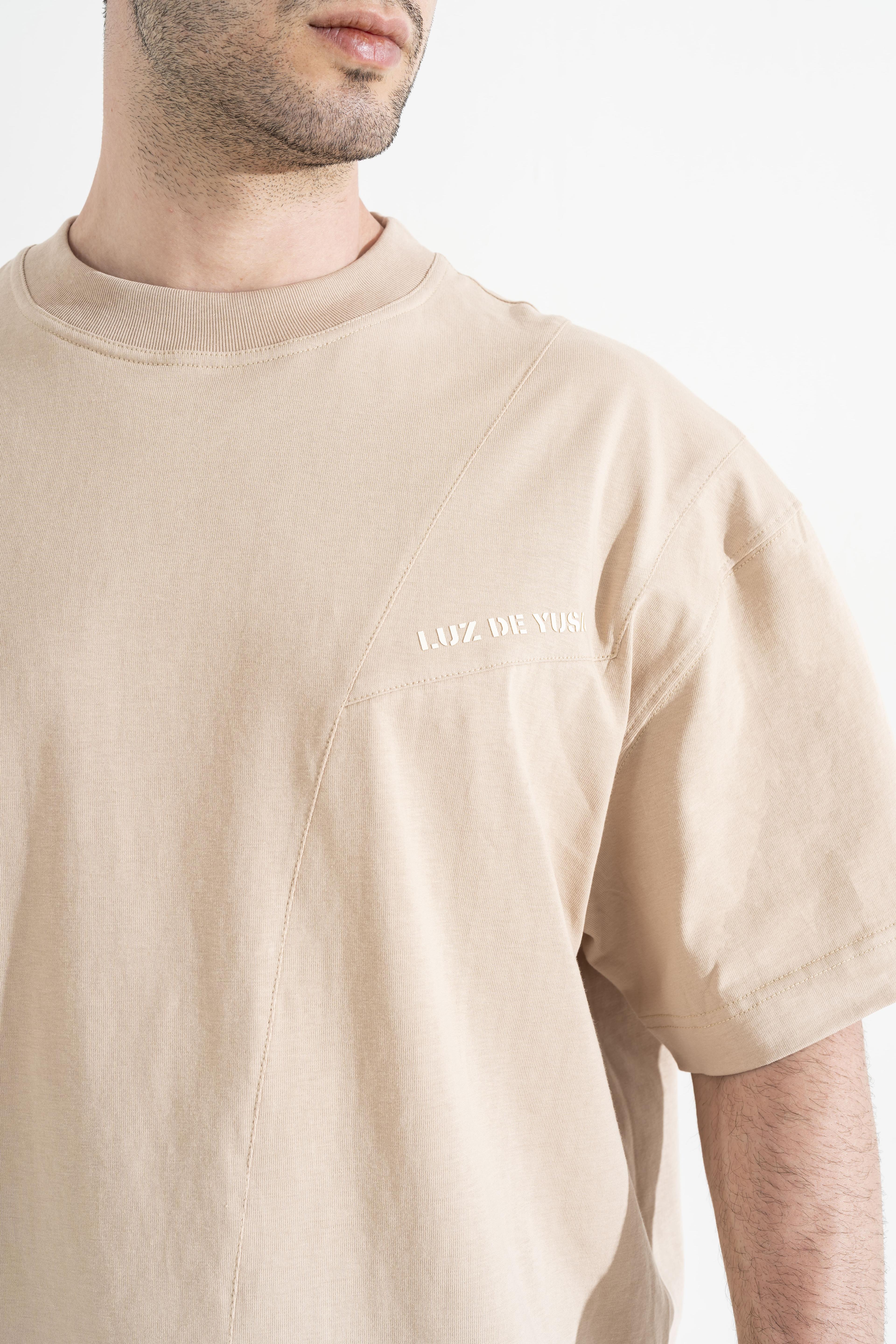 Oversize Bej T-Shirt